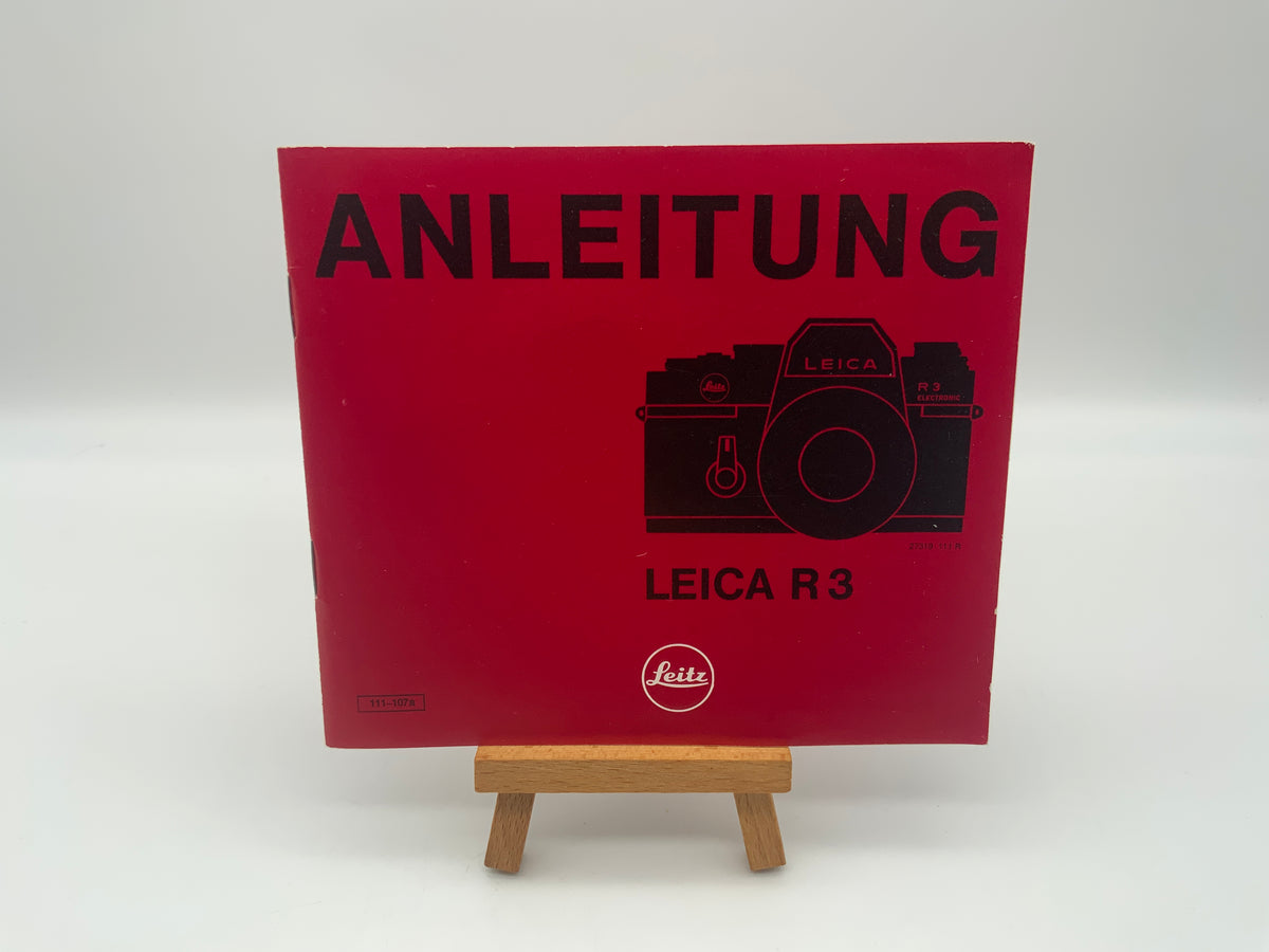 Manuel d'utilisation Leica R3 Leitz 111-107a (allemand)