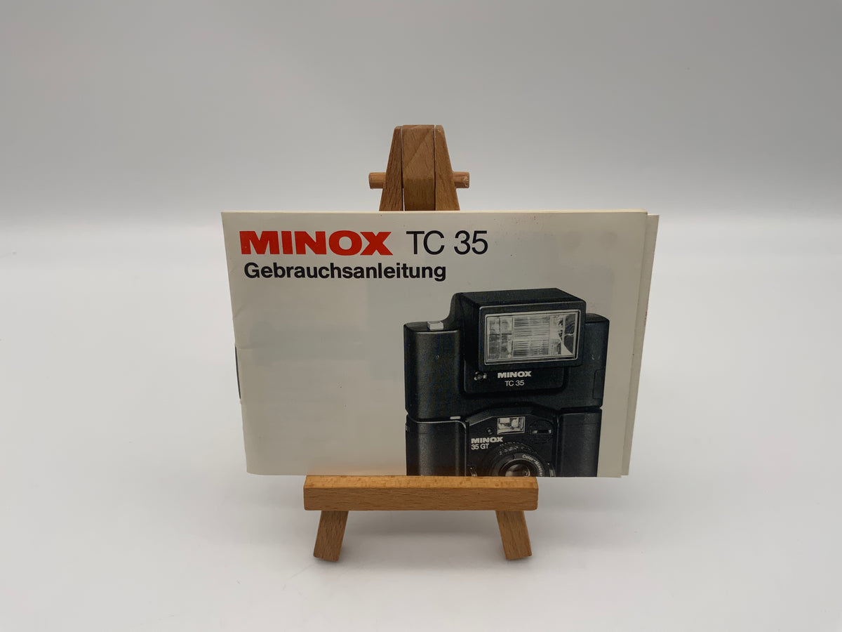 Manuel d'utilisation du Minox TC 35 (allemand)