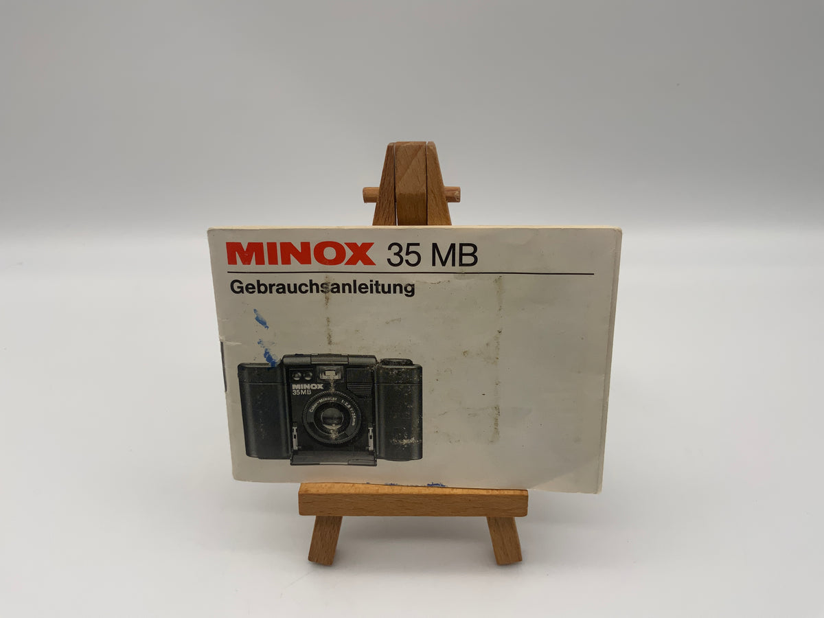 Manuel d'utilisation Minox 35 MB - Instructions d'utilisation (allemand)