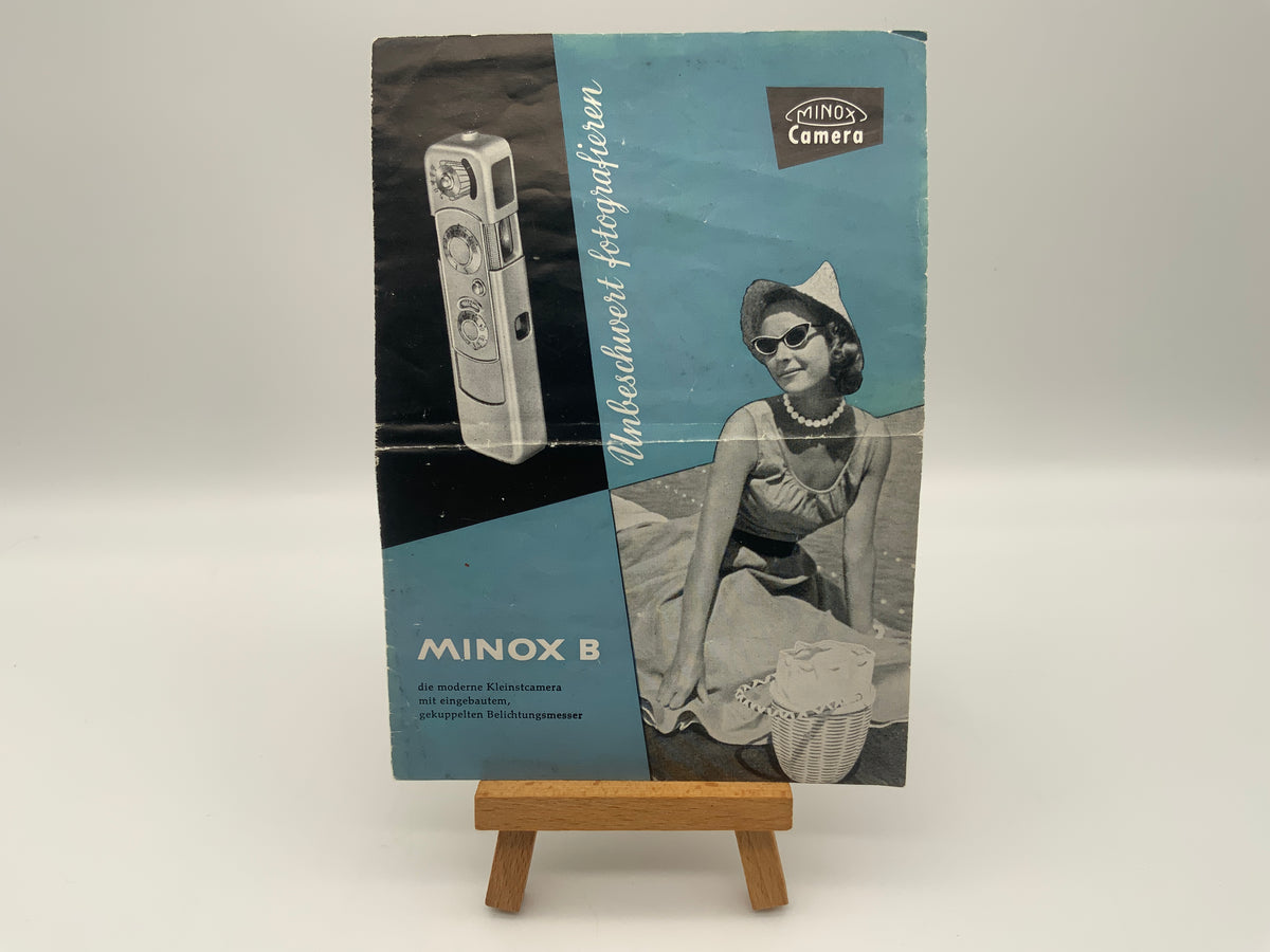Brochure Minox B, magazine, dépliant allemand