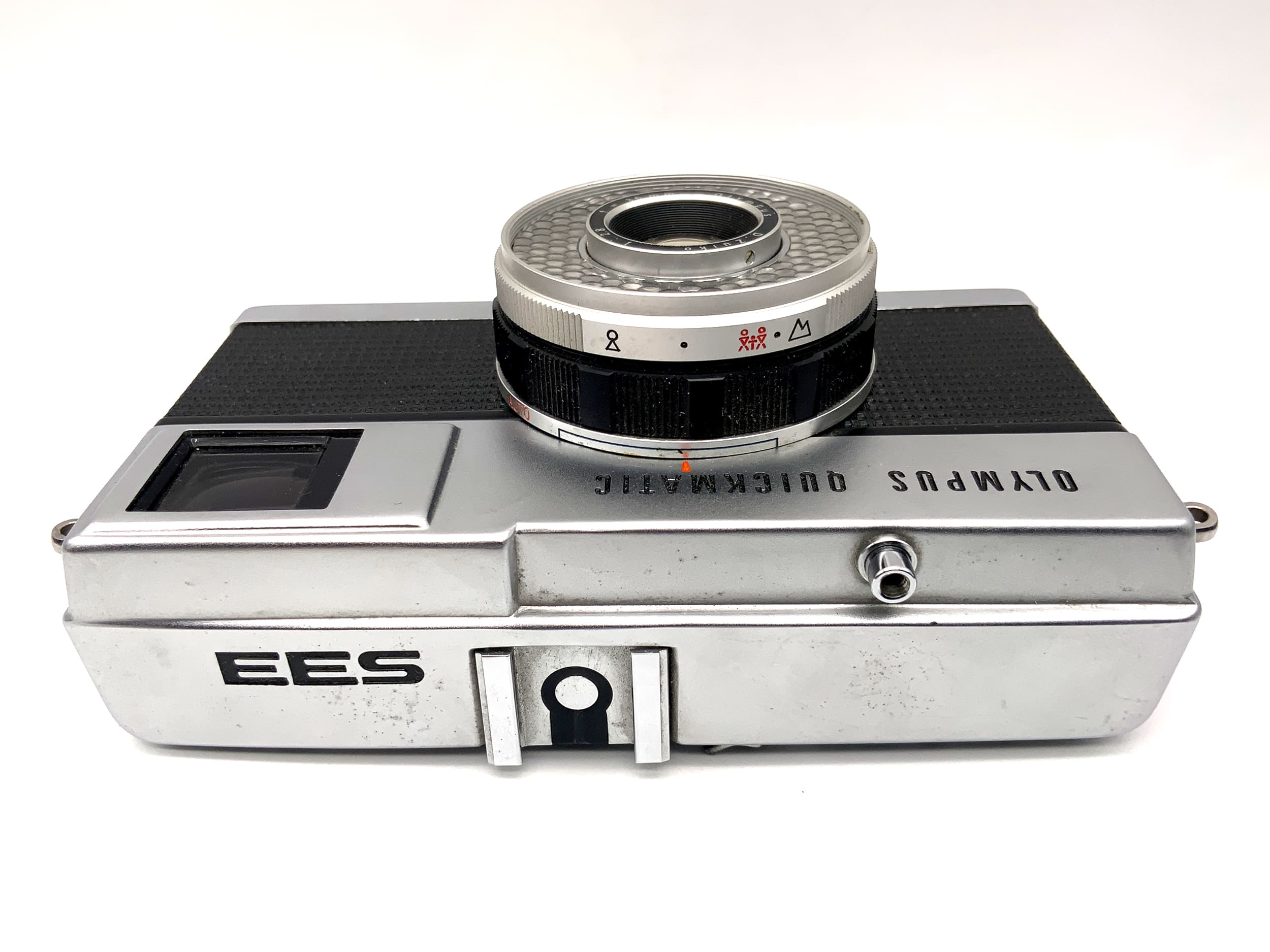 Appareil photo Olympus Quickmatic EES 126 avec viseur et objectif analogique 36 mm f/2,8
