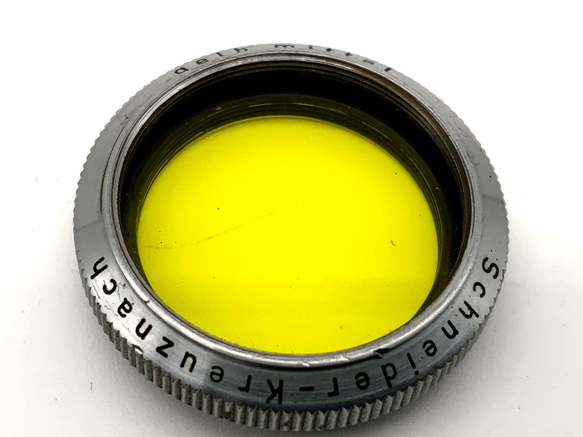Schneider-Kreuznach Farbfilter gelb mittel Filter 24,5mm Kreisförmig