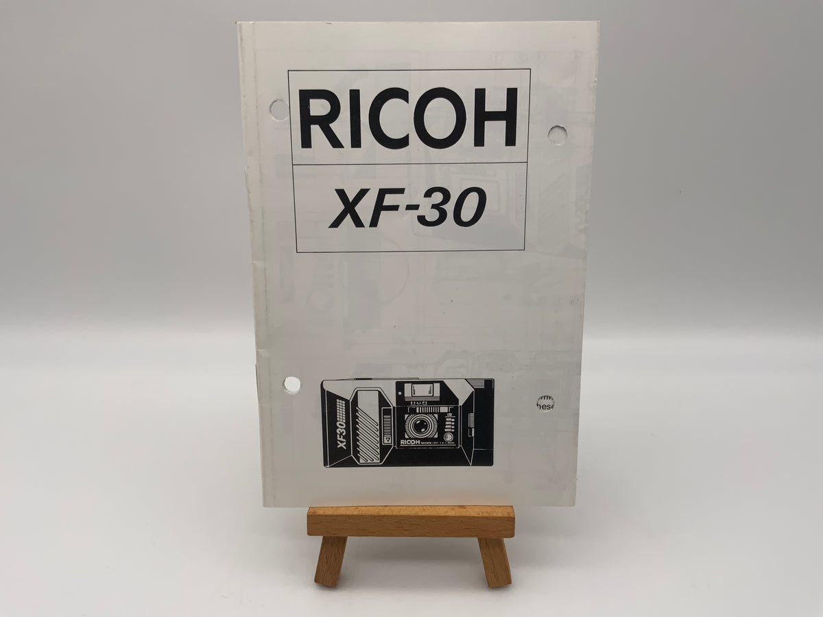 Manuel d'utilisation du Ricoh XF-30 (allemand)