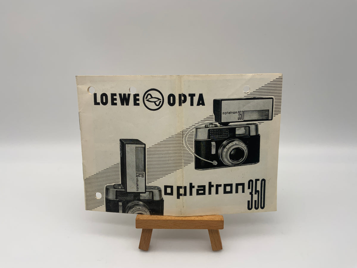 Manuel d'utilisation Loewe Optatron 350 (allemand)