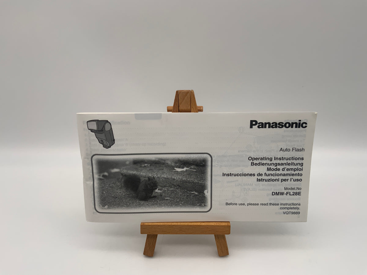 Manuel d'utilisation du flash automatique Panasonic DMW-FL28E (allemand)