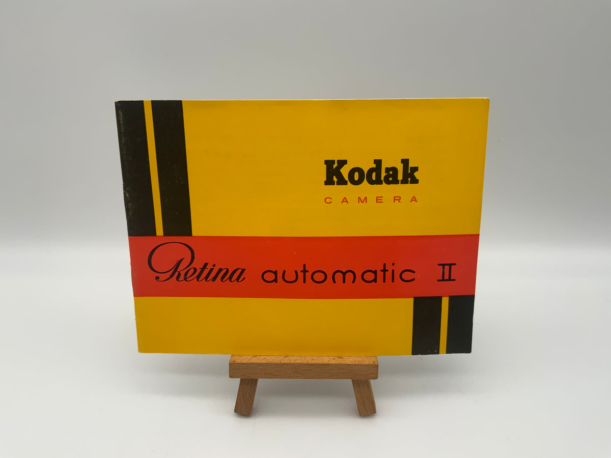 Manuel d'utilisation du Kodak Retina Automatic II (anglais)