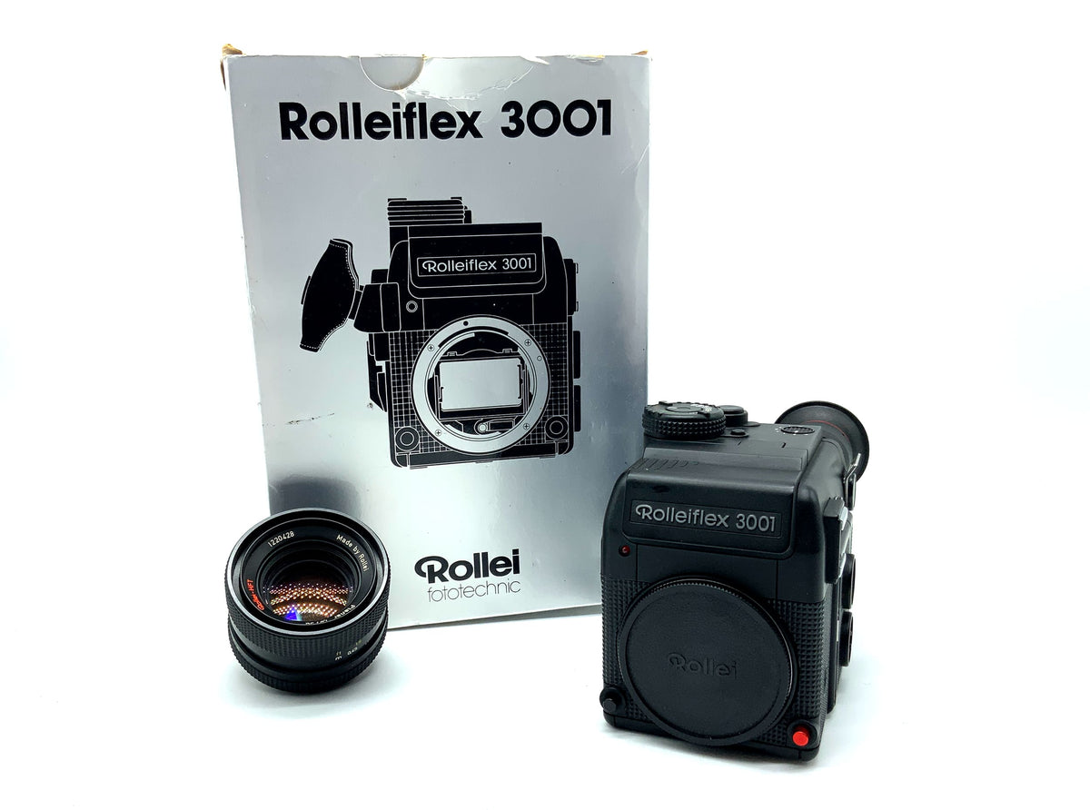 Rollei Rolleiflex 3001 mit HFT Planar 50mm 1:1.8 in OVP Magazin+Akku+Ladegerät