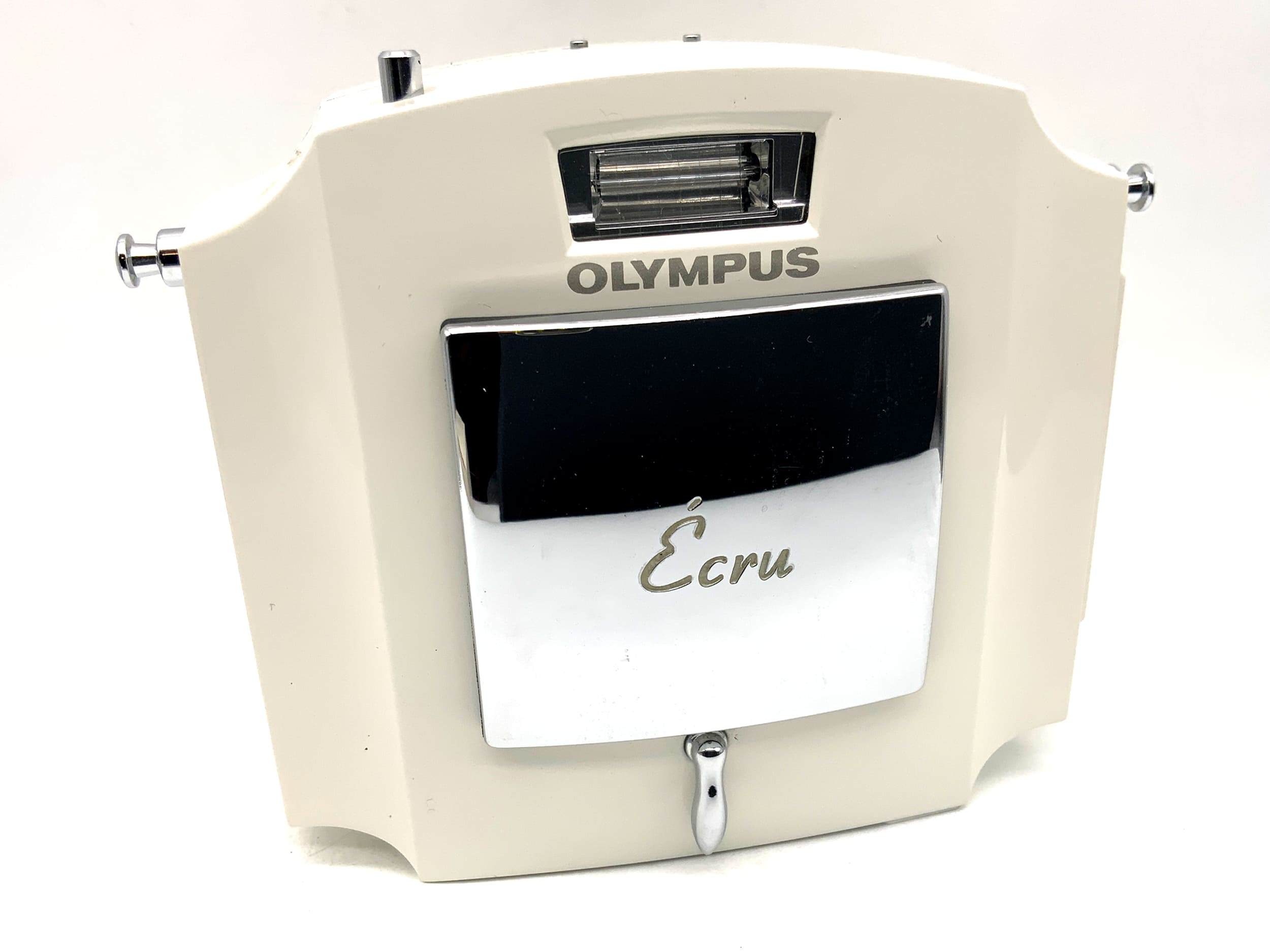 Olympus Ecru Point&amp;Shoot with 35mm 1:3.5 Limited Edition analogue camera