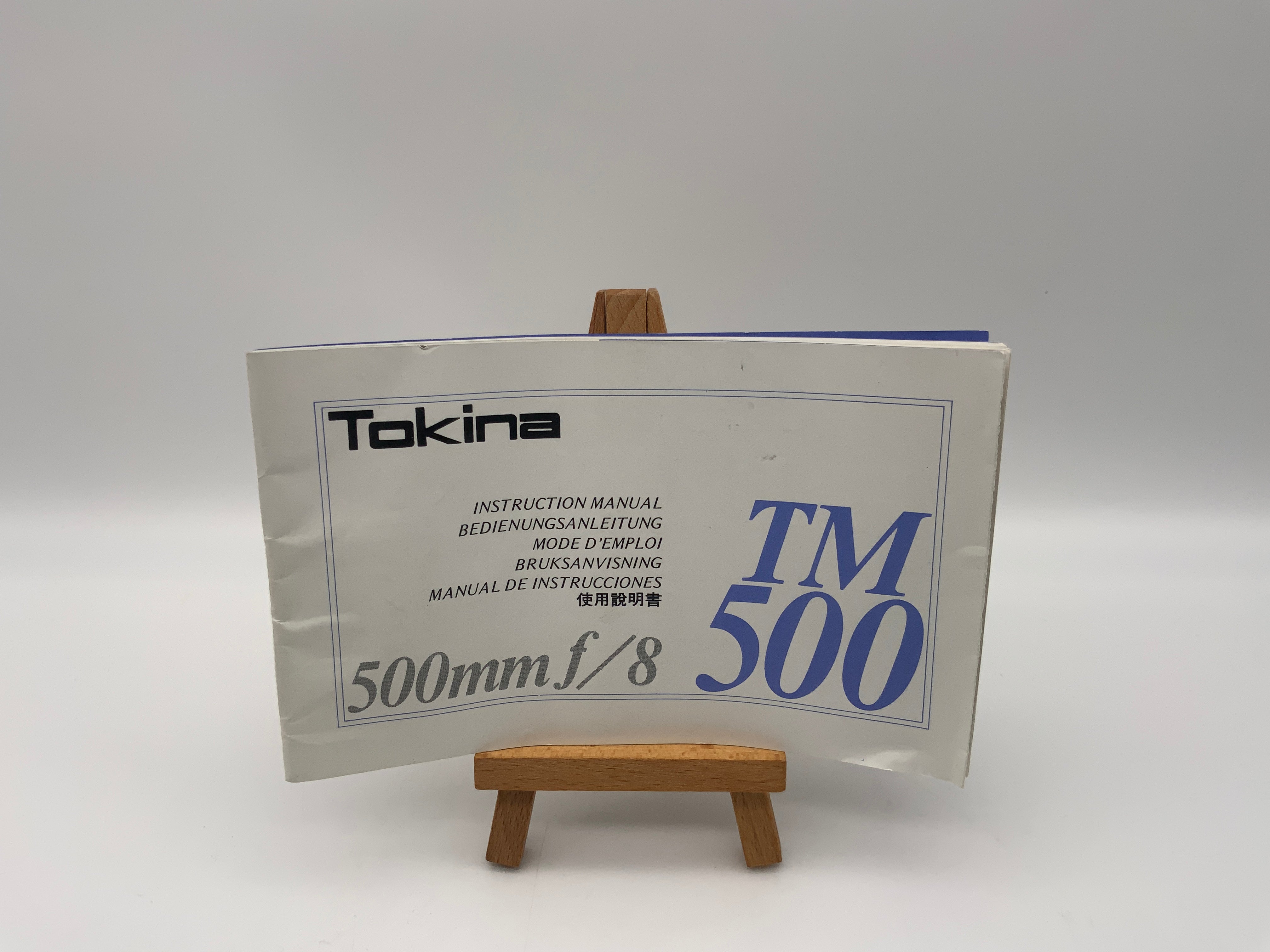 Tokina 500mm f/8 TM 500 User Manual (German)