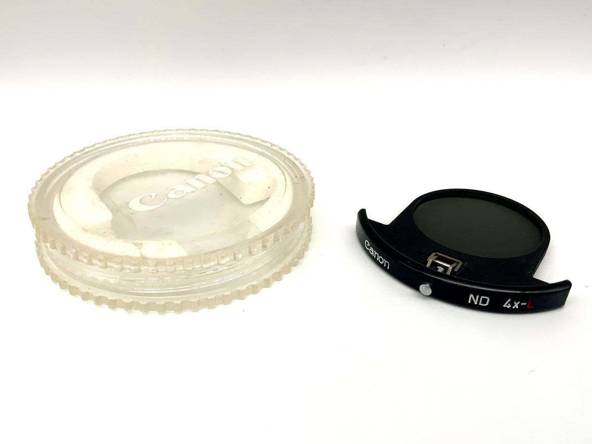 Filtre polarisant Canon ND 4x-L à insertion directe, avec étui, filetage circulaire de 34 mm