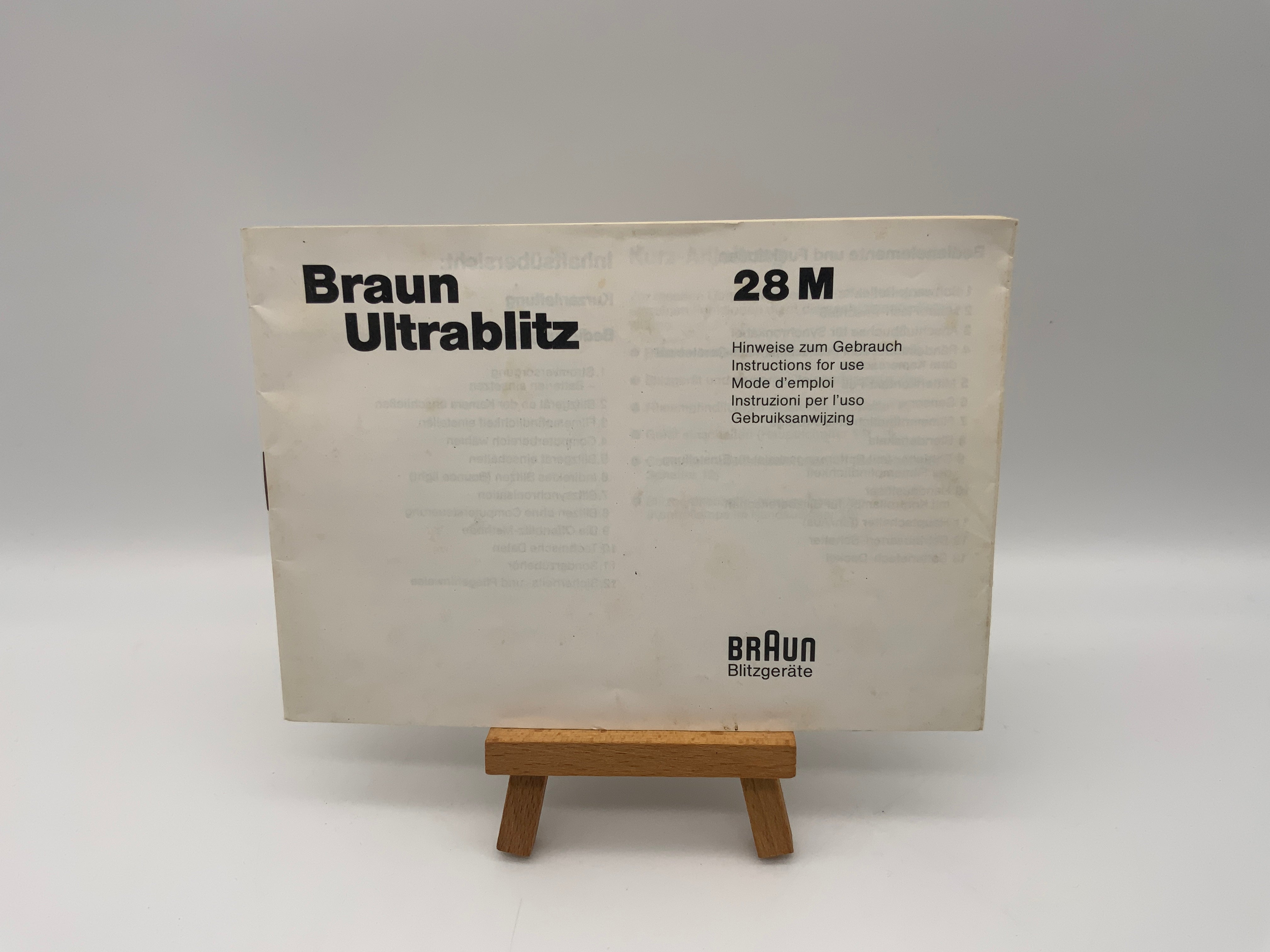 Braun Ultrablitz 28M User Manual German