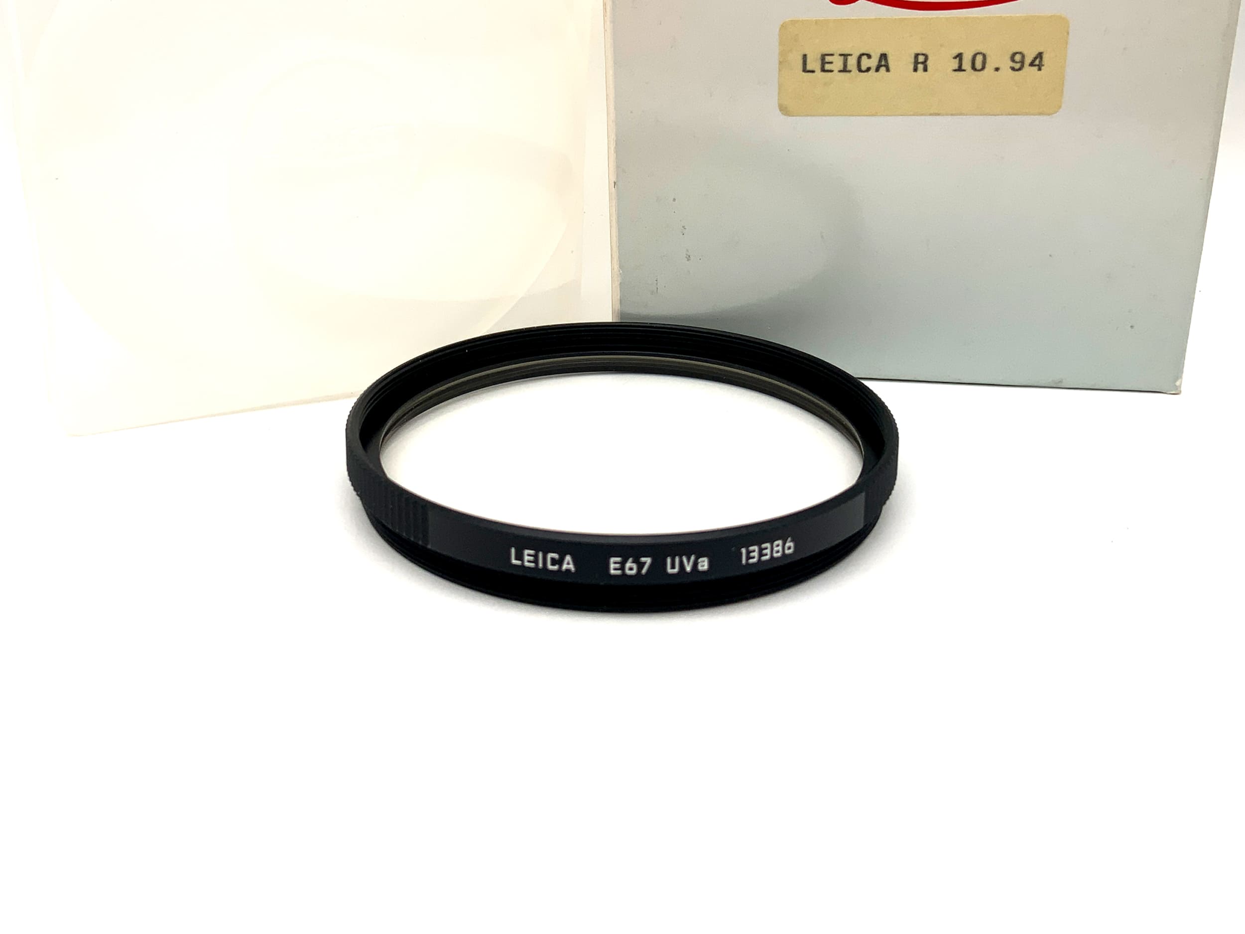 Leica Leitz UV 67E Uva 13386 in original packaging, 67mm circular filter thread
