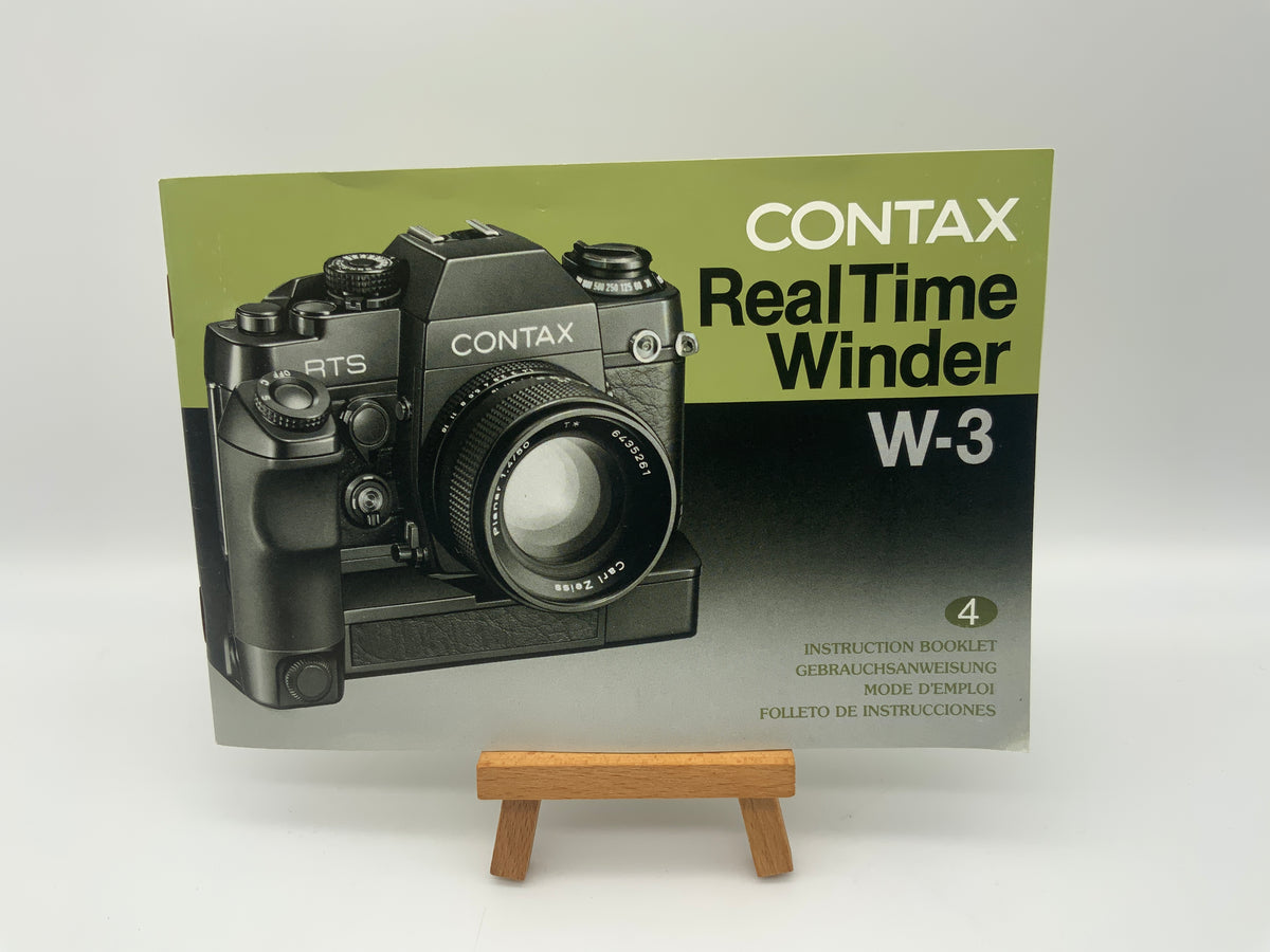 Manuel d'utilisation de l'enrouleur Contax Real Time W-3 (allemand)