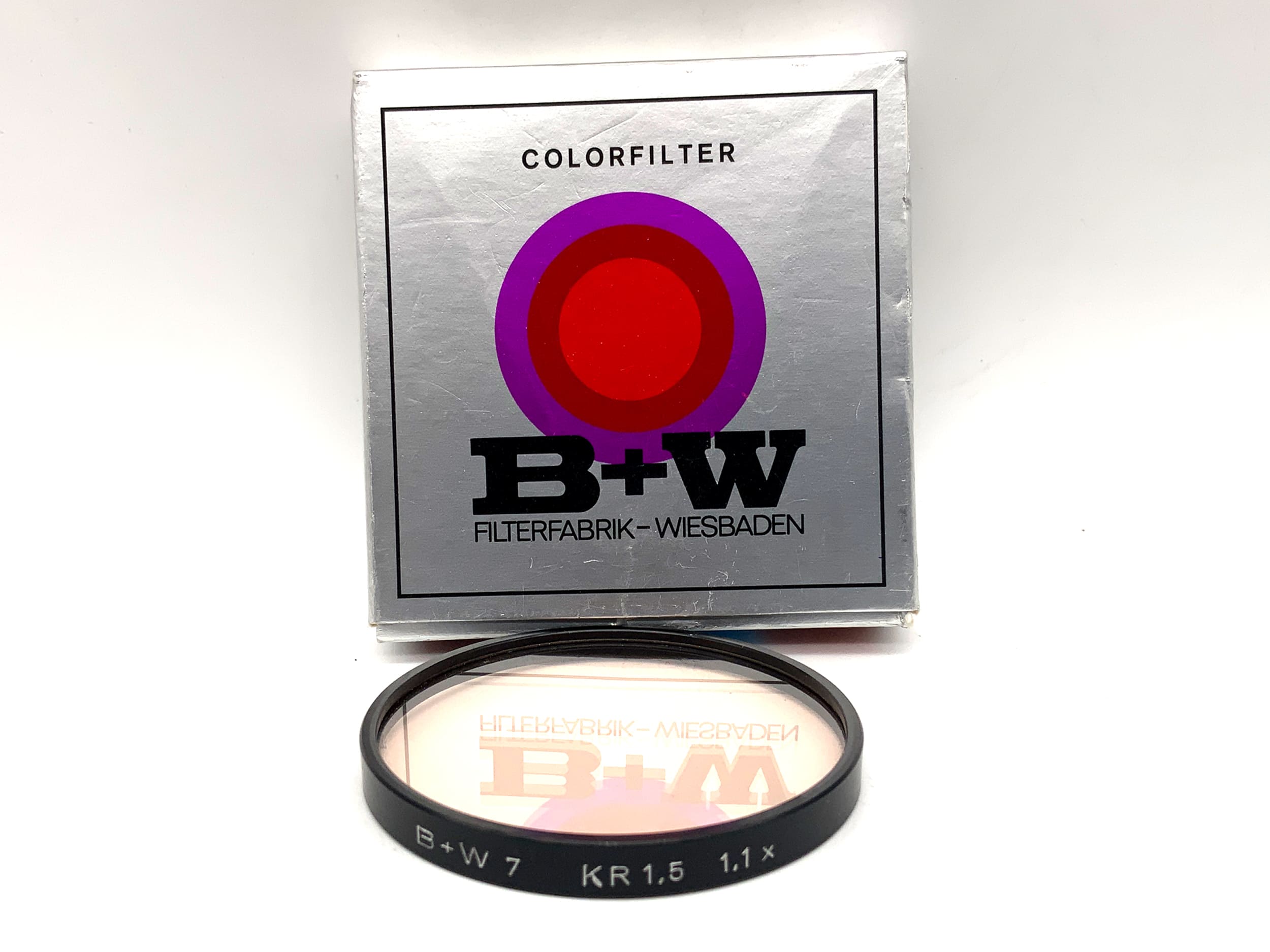 Filtre à insert circulaire B+W Skylight KR 1.5 1.1x dans son emballage d'origine, série 7