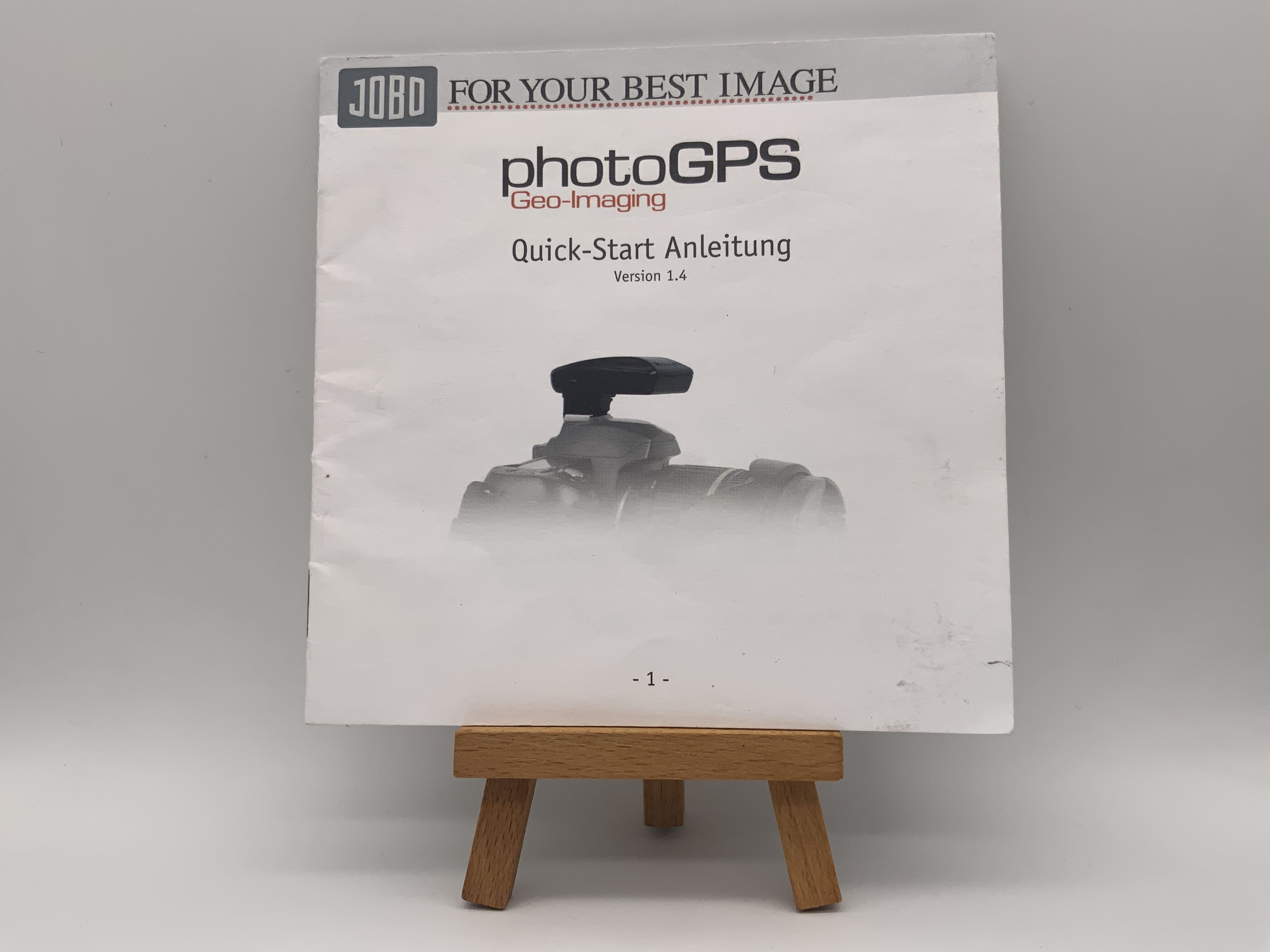 Jobo photo GPS Geo-Imaging Quick Start Anleitung Bedienungsanleitung Deutsch