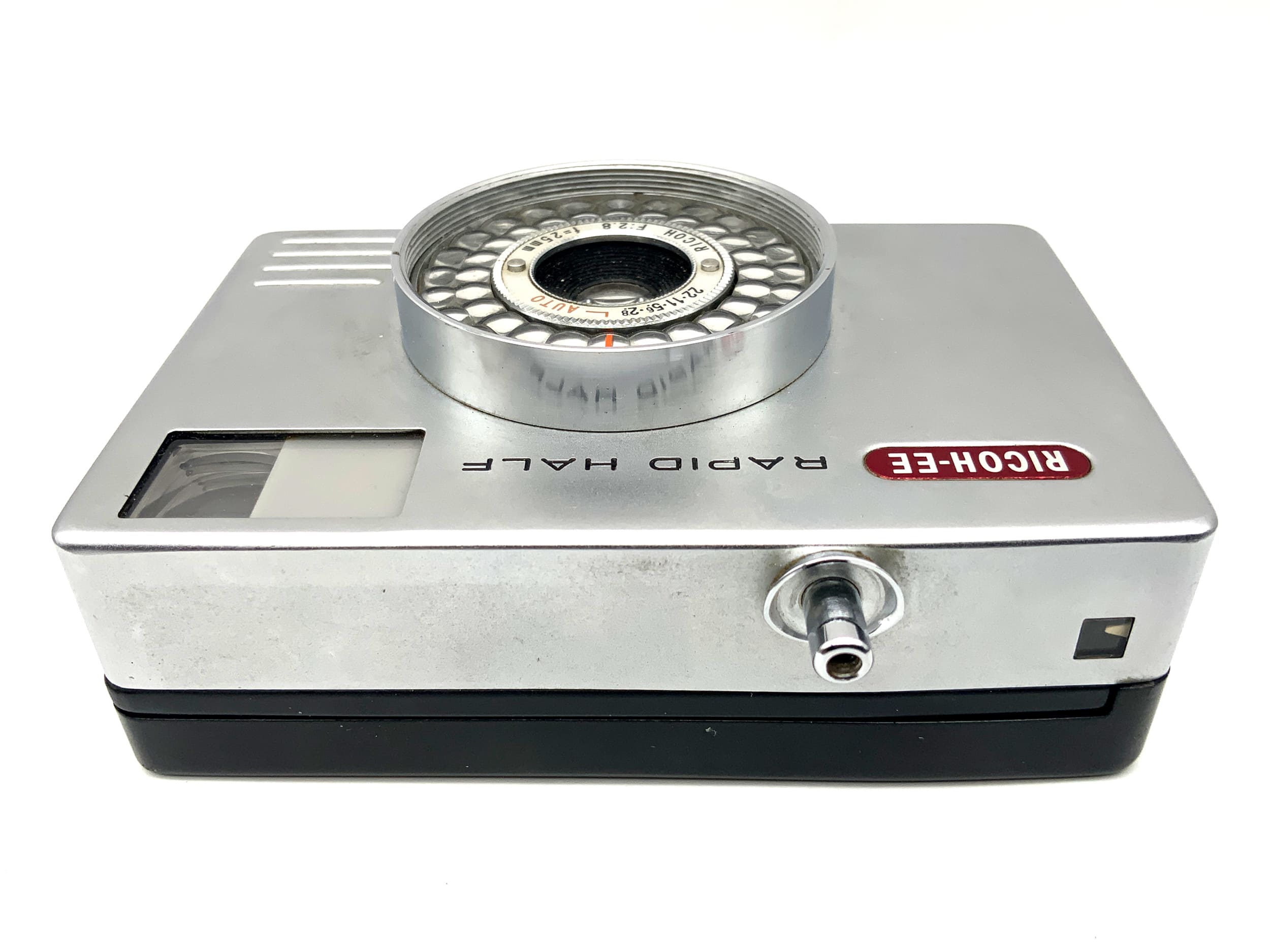 Appareil photo Ricoh EE Rapid Half à viseur demi-format avec objectif 25 mm 1:2,8, appareil photo argentique
