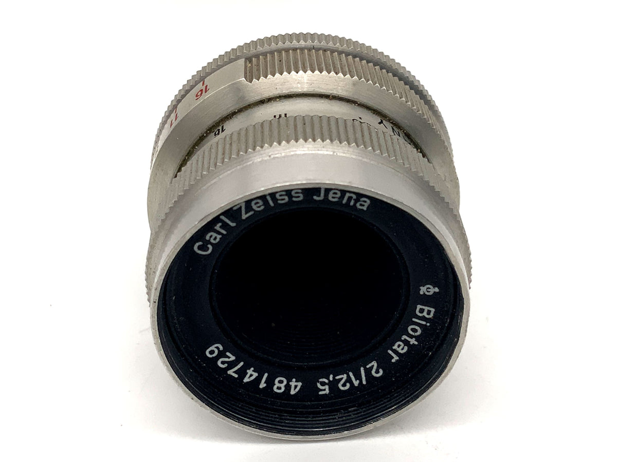 Objectif Carl Zeiss Jena 12,5 mm 1:2 à focale fixe Biotar (Pentaka 8)