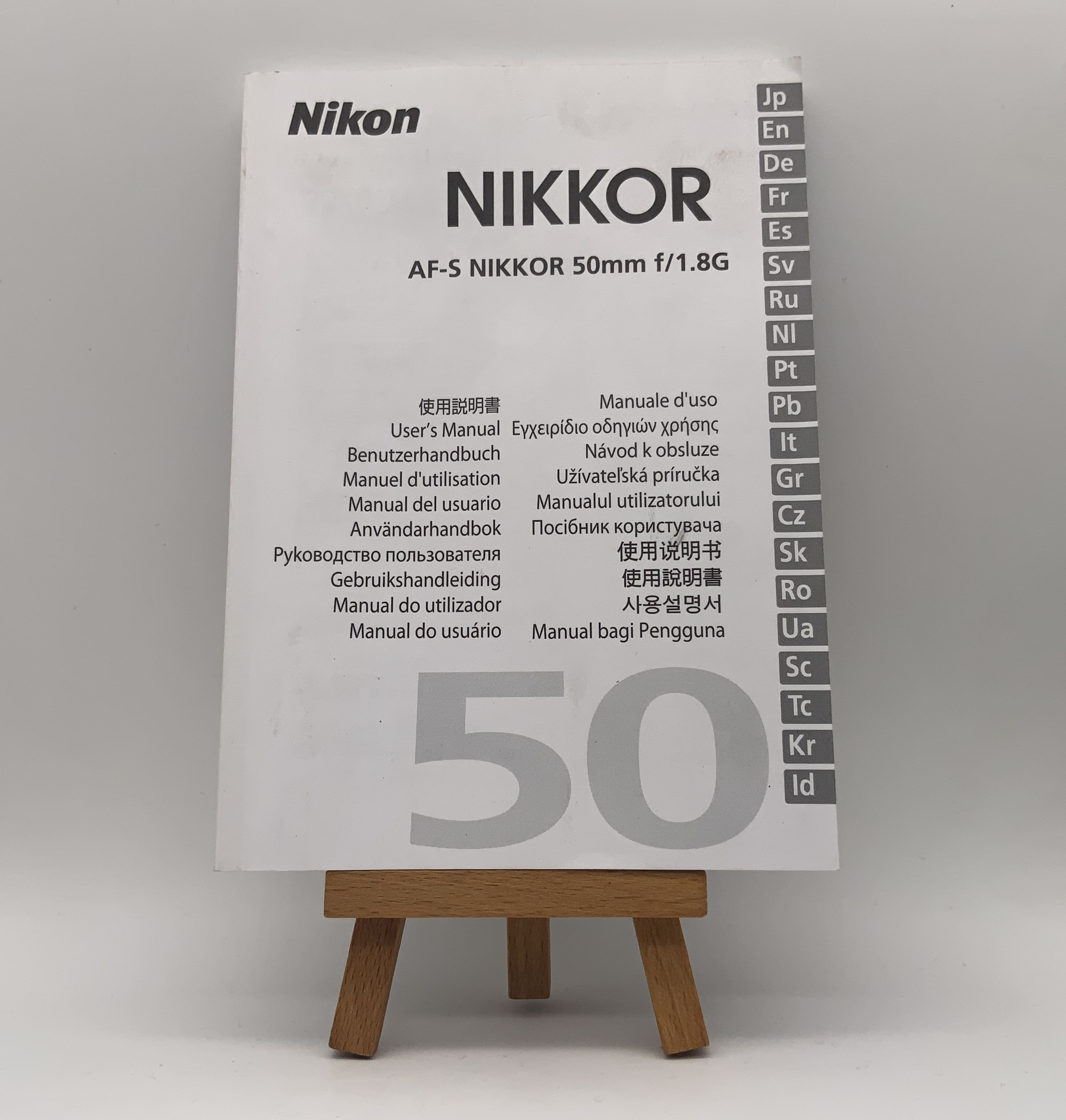 Nikon Nikkor AF-S 50mm f/1.8G Bedienungsanleitung Deutsch