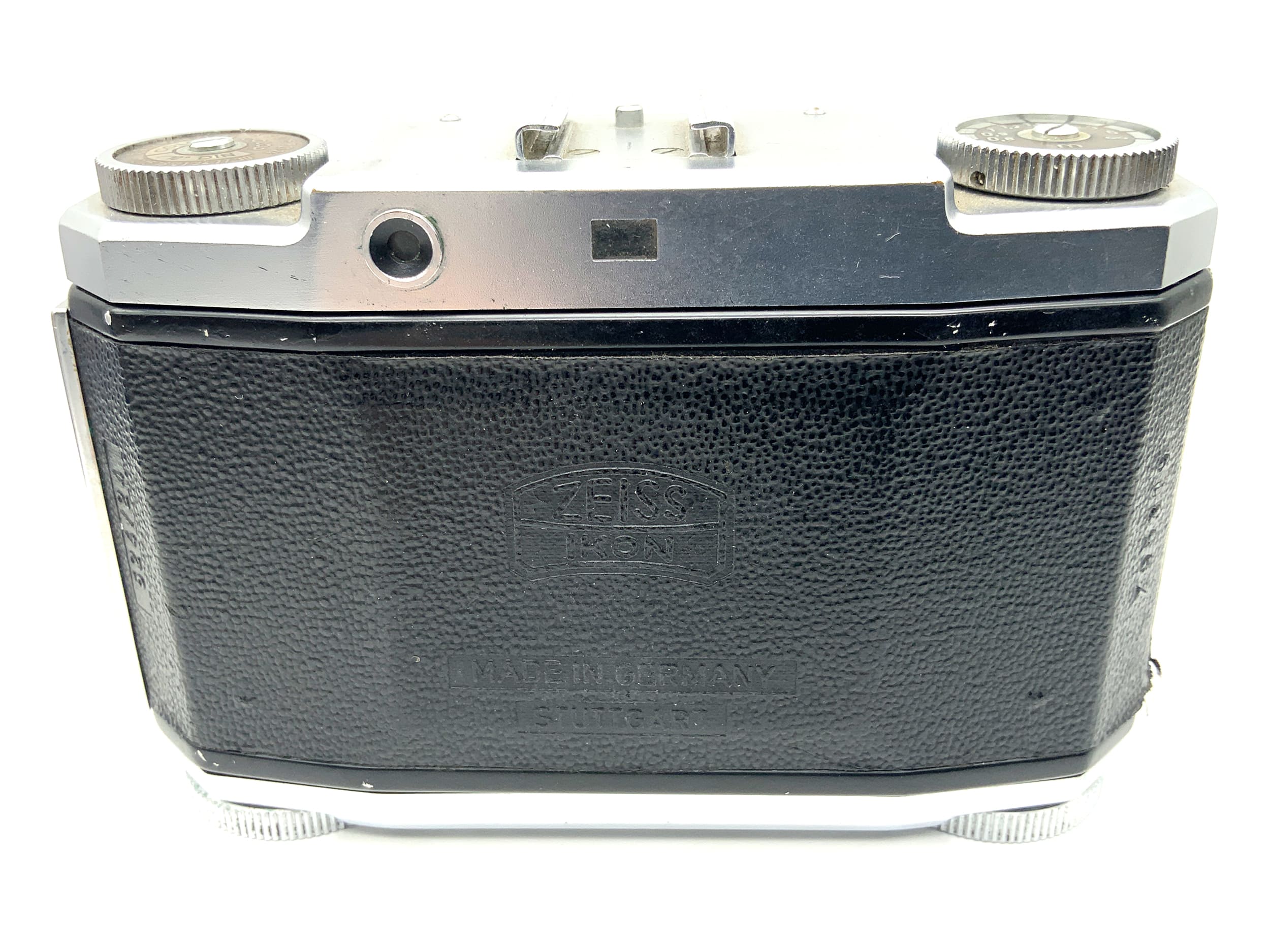 Appareil photo pliant Zeiss Ikon Contina 524/24 avec objectif rouge T Tessar 45 mm f/2.8 Synchro-Compur