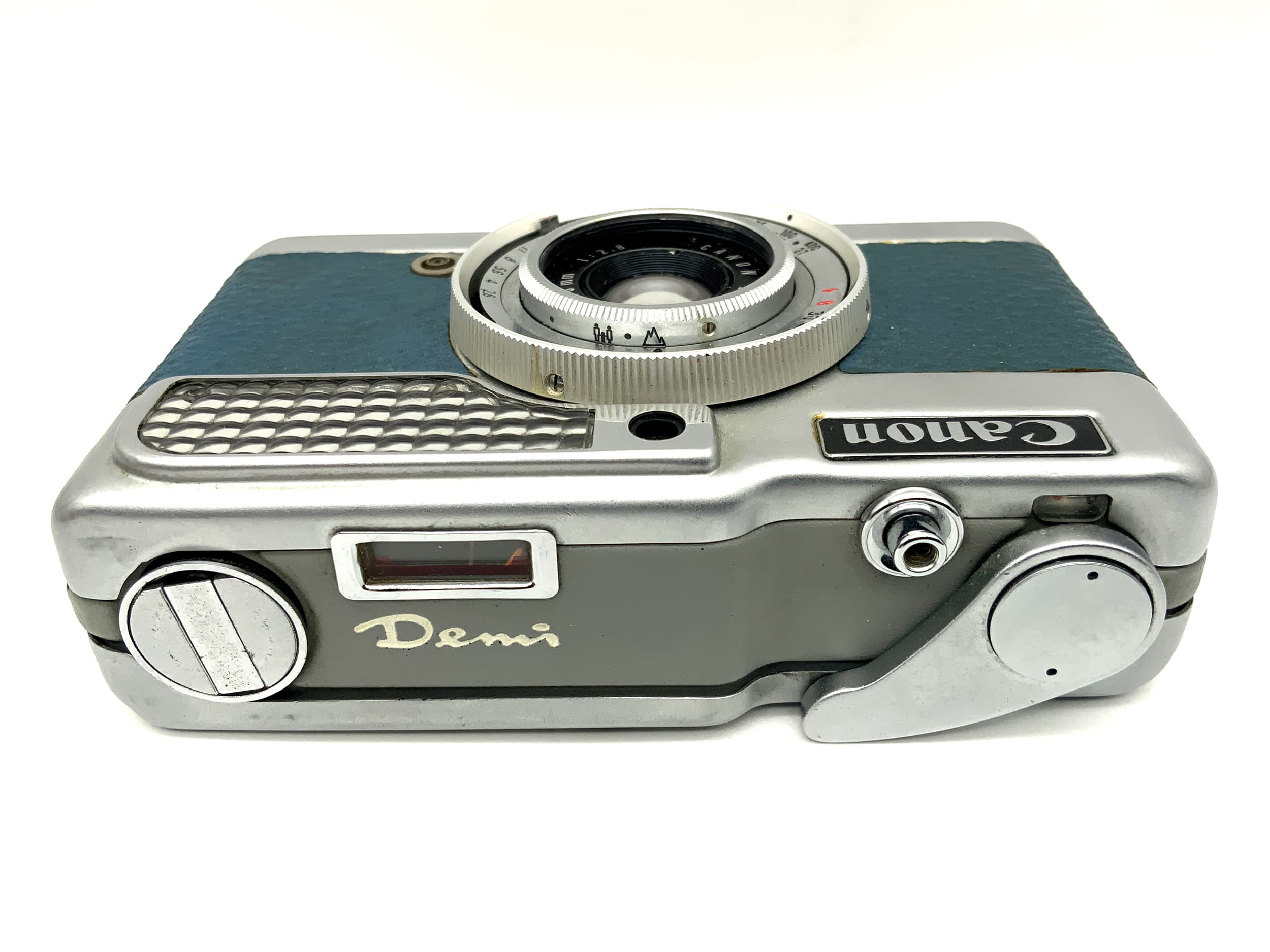 Appareil photo Canon Demi-viseur avec objectif SH 28 mm f/2.8 demi-format, appareil photo argentique