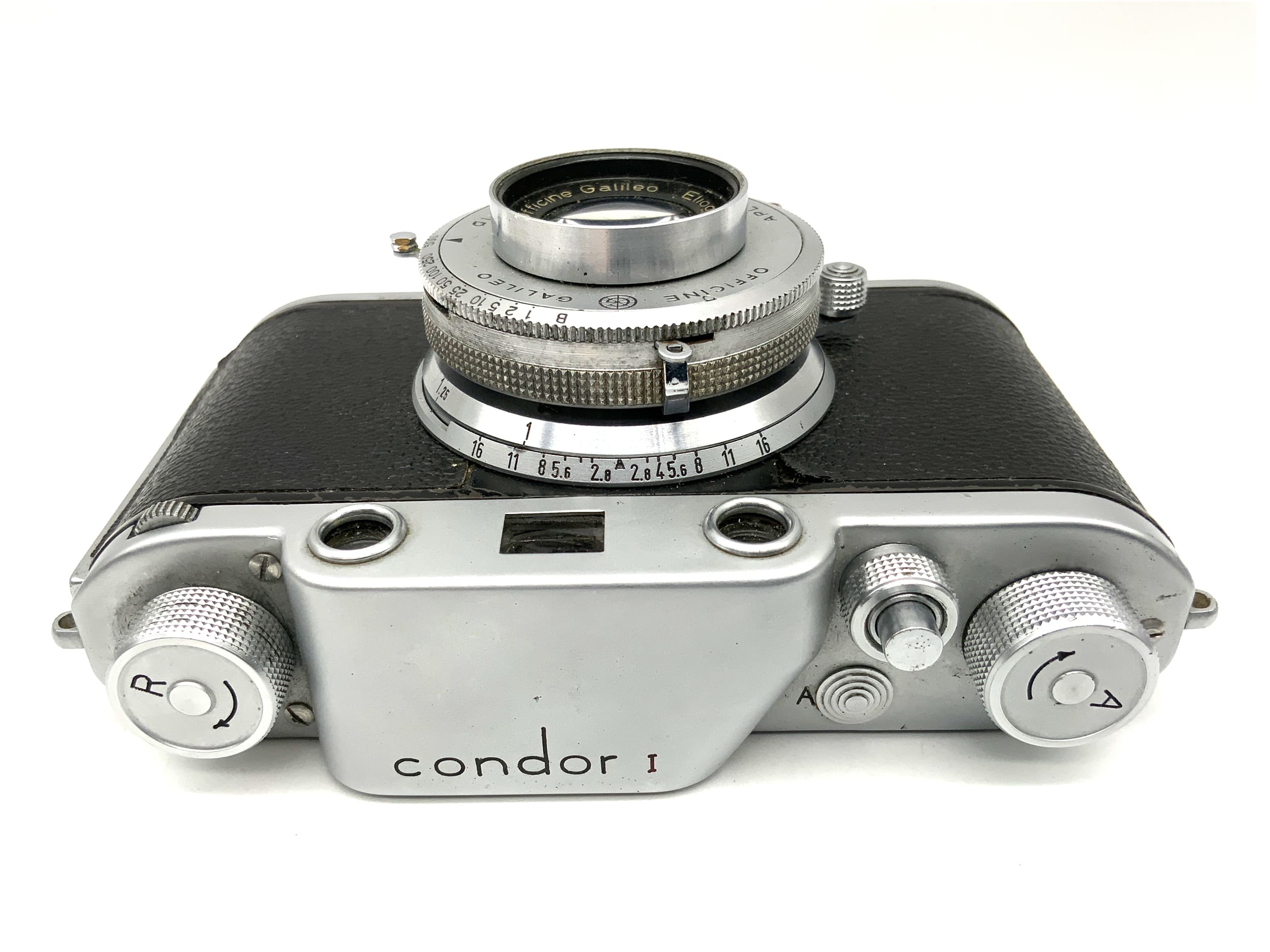 Appareil photo télémétrique Officine Galileo Condor I avec objectif Eliog 50 mm f/2.8 Aplon Rapid