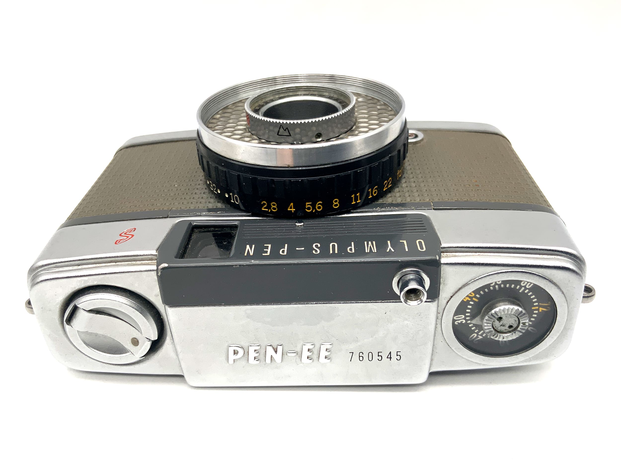 Appareil photo télémétrique Olympus PEN-EE S avec objectif D.Zuiko 35 mm 1:2,8 demi-format