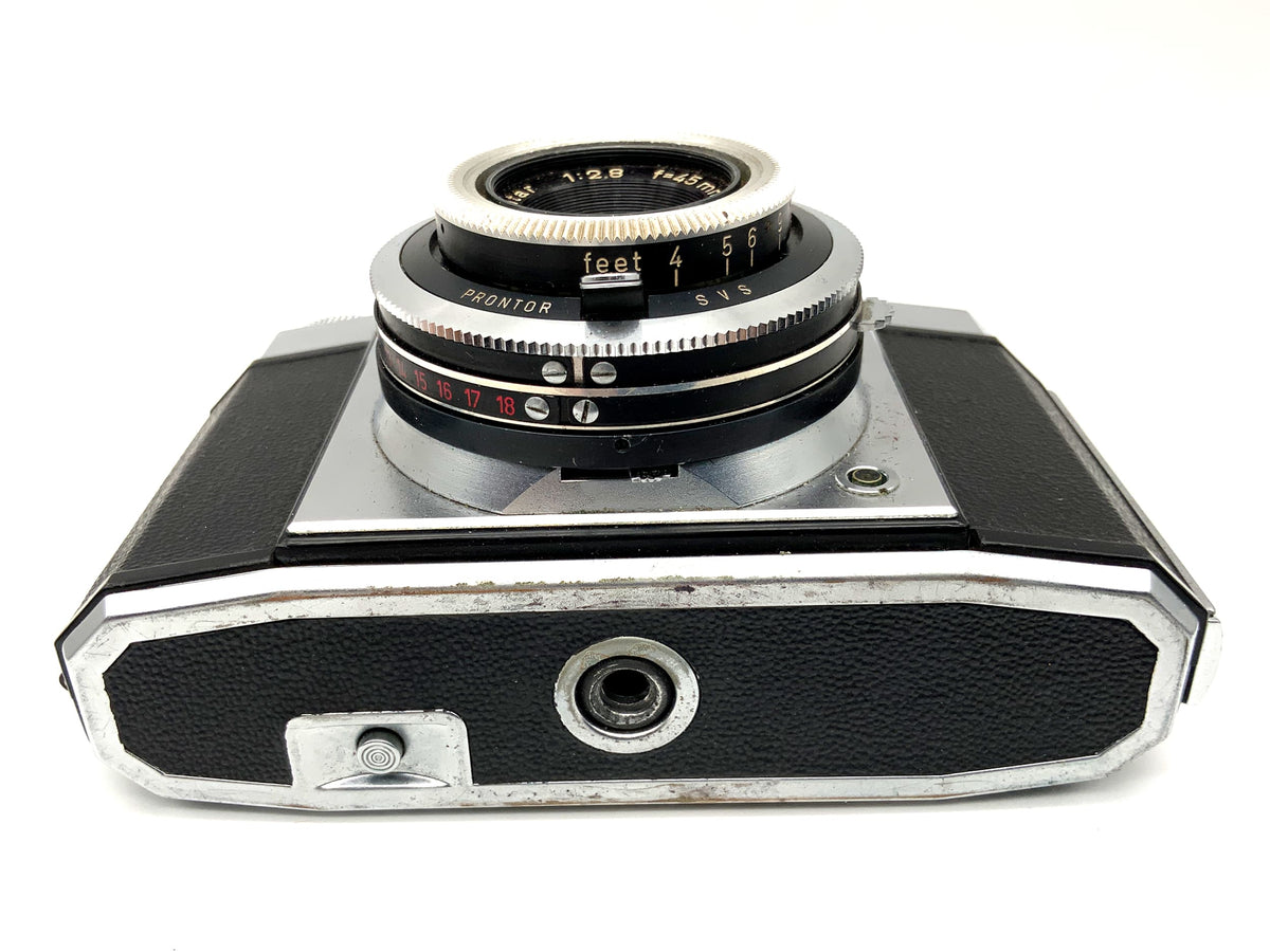 Zeiss Ikon Contina rangefinder camera with Pantar 1:2.8 45mm Prontor SVS analog camera