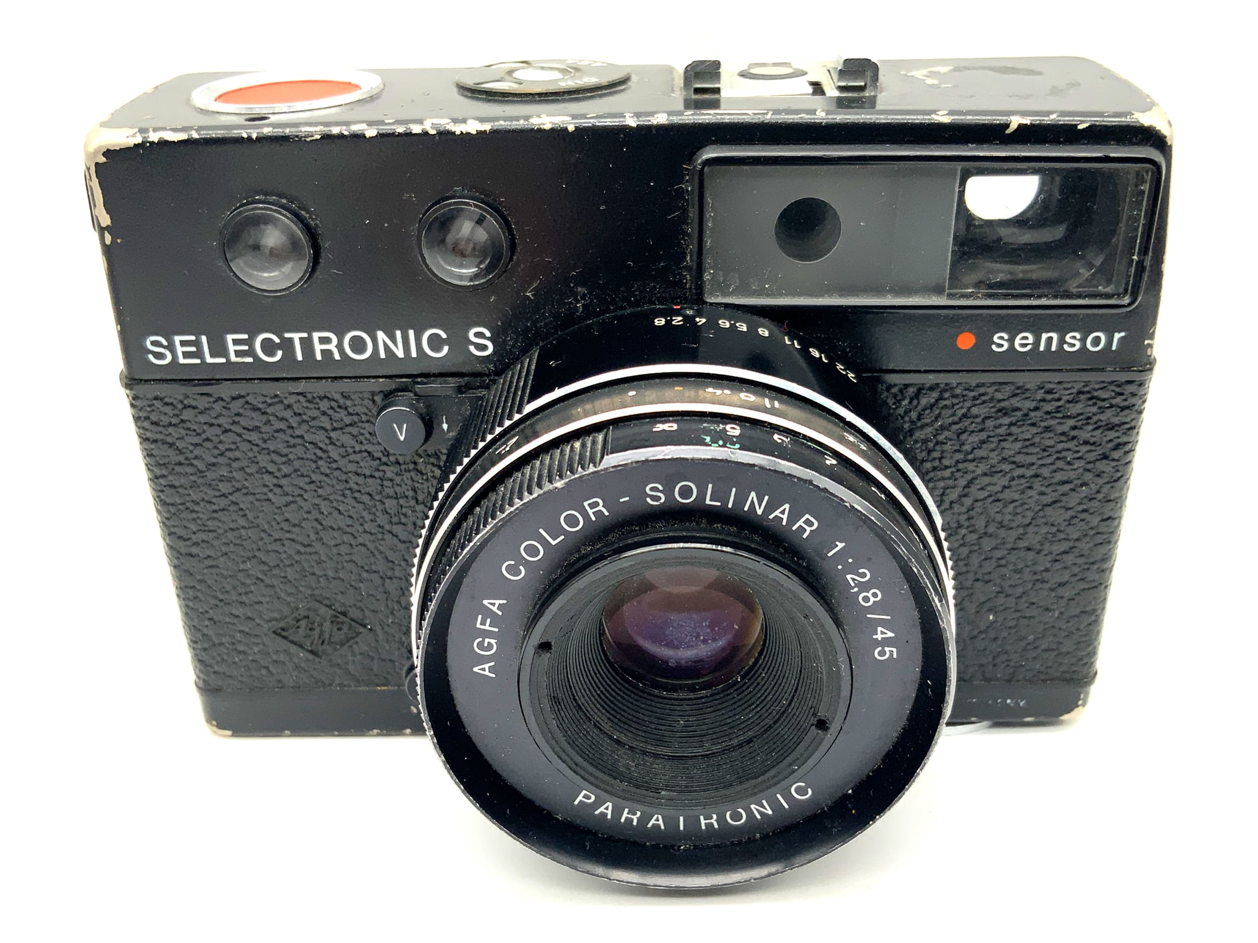 Agfa Selectronic S viewfinder camera with Color-Solinar 1:2.8 45mm sensor analog camera