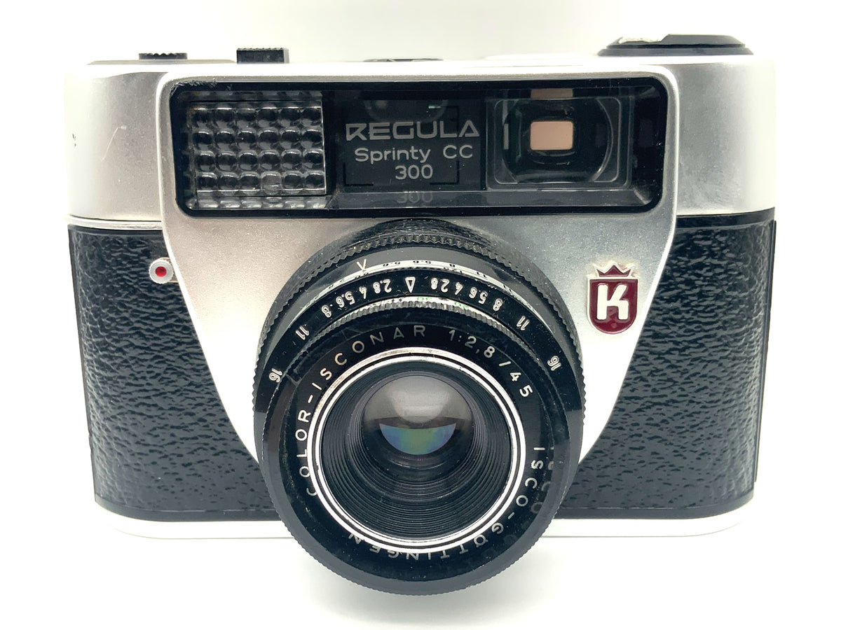 Appareil photo King KG Regula Sprinty CC 300 avec viseur et objectif Color Isconar 1:2.8/45 Rectamat