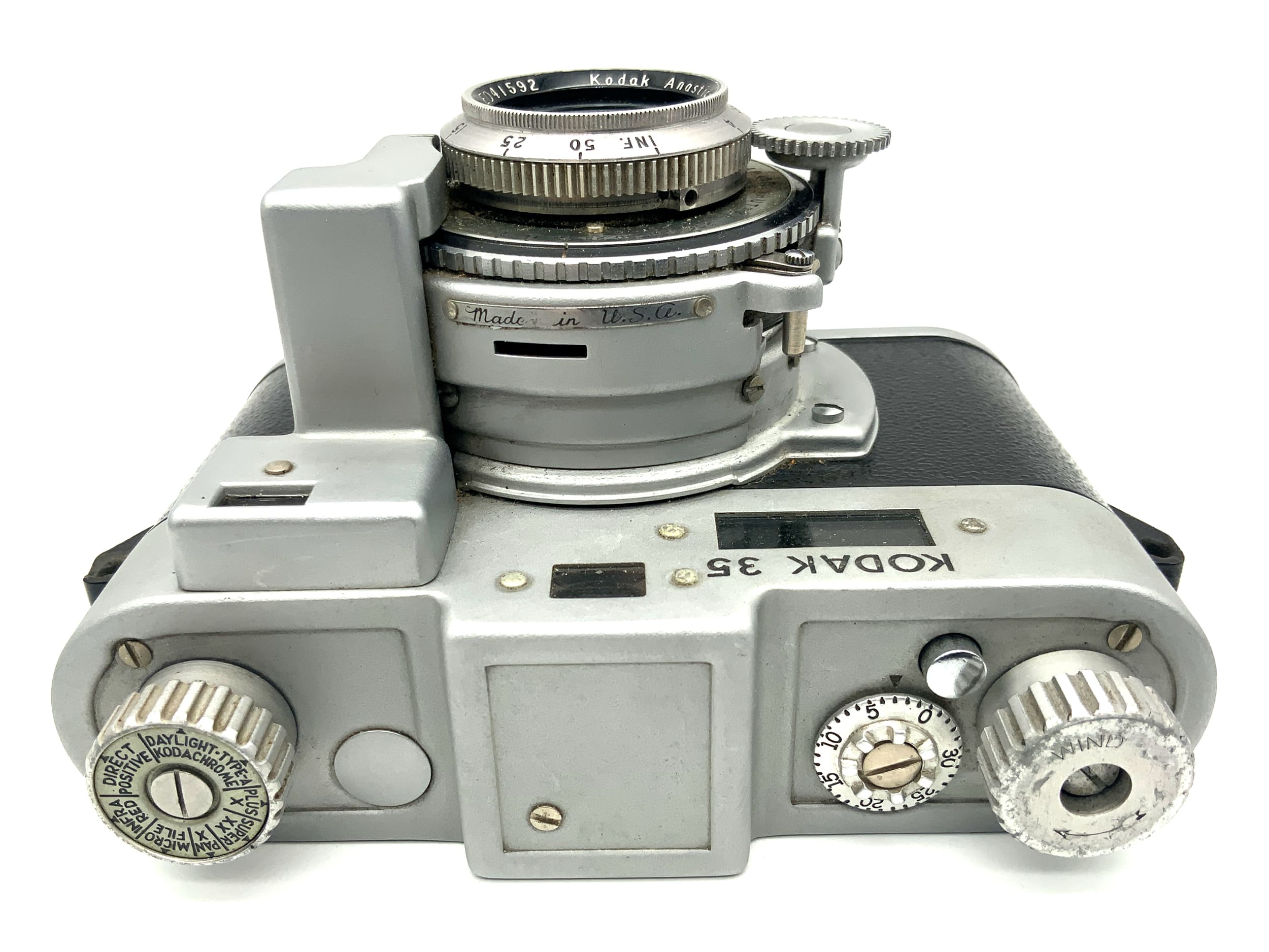 Appareil photo à visée directe Eastman USA Kodak 35 avec objectif Anastigmat Special 50 mm 1:3,5 analogique