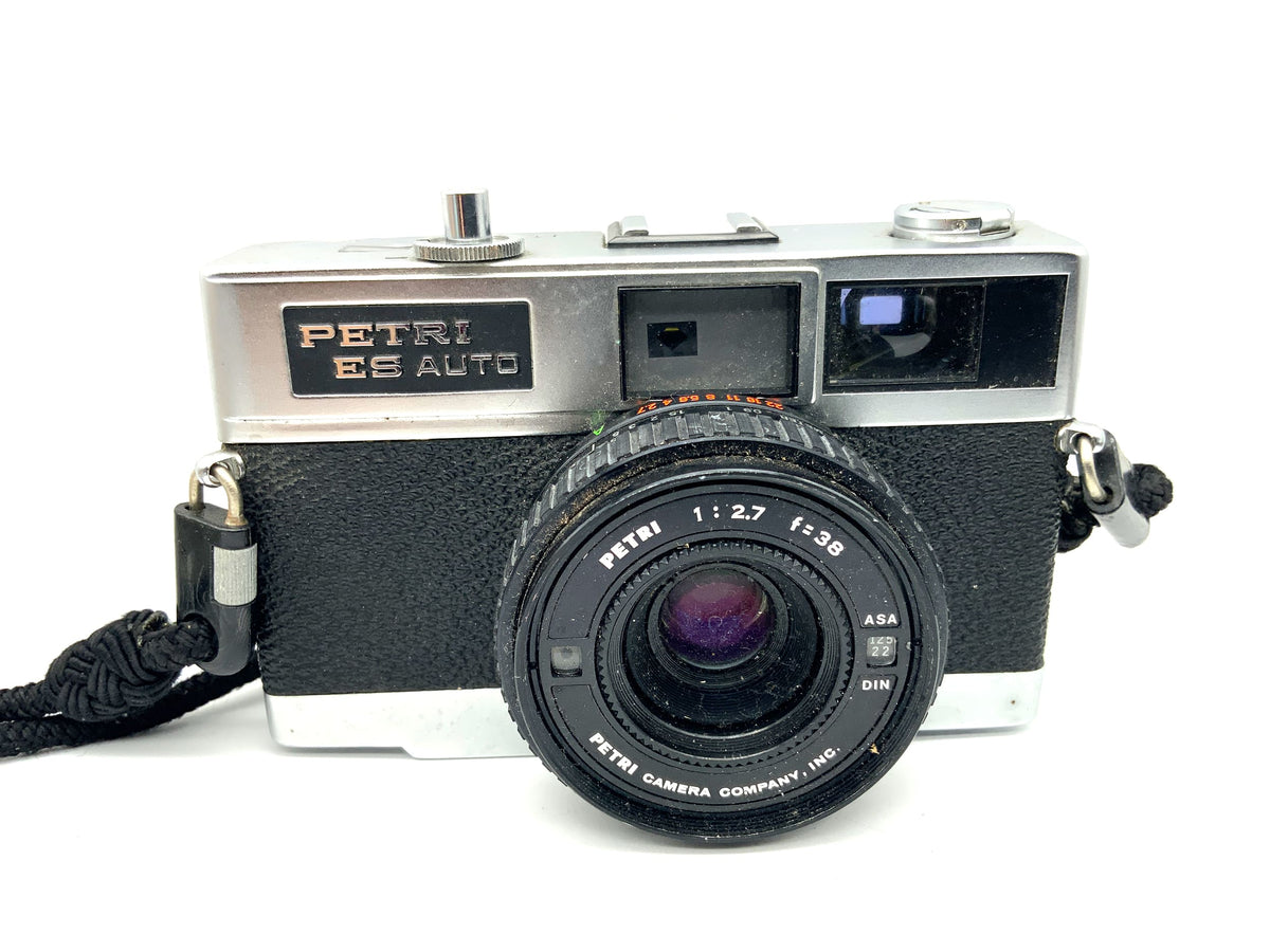 Appareil photo Petri ES à visée automatique avec objectif 38 mm compact 1:2,7, appareil photo analogique