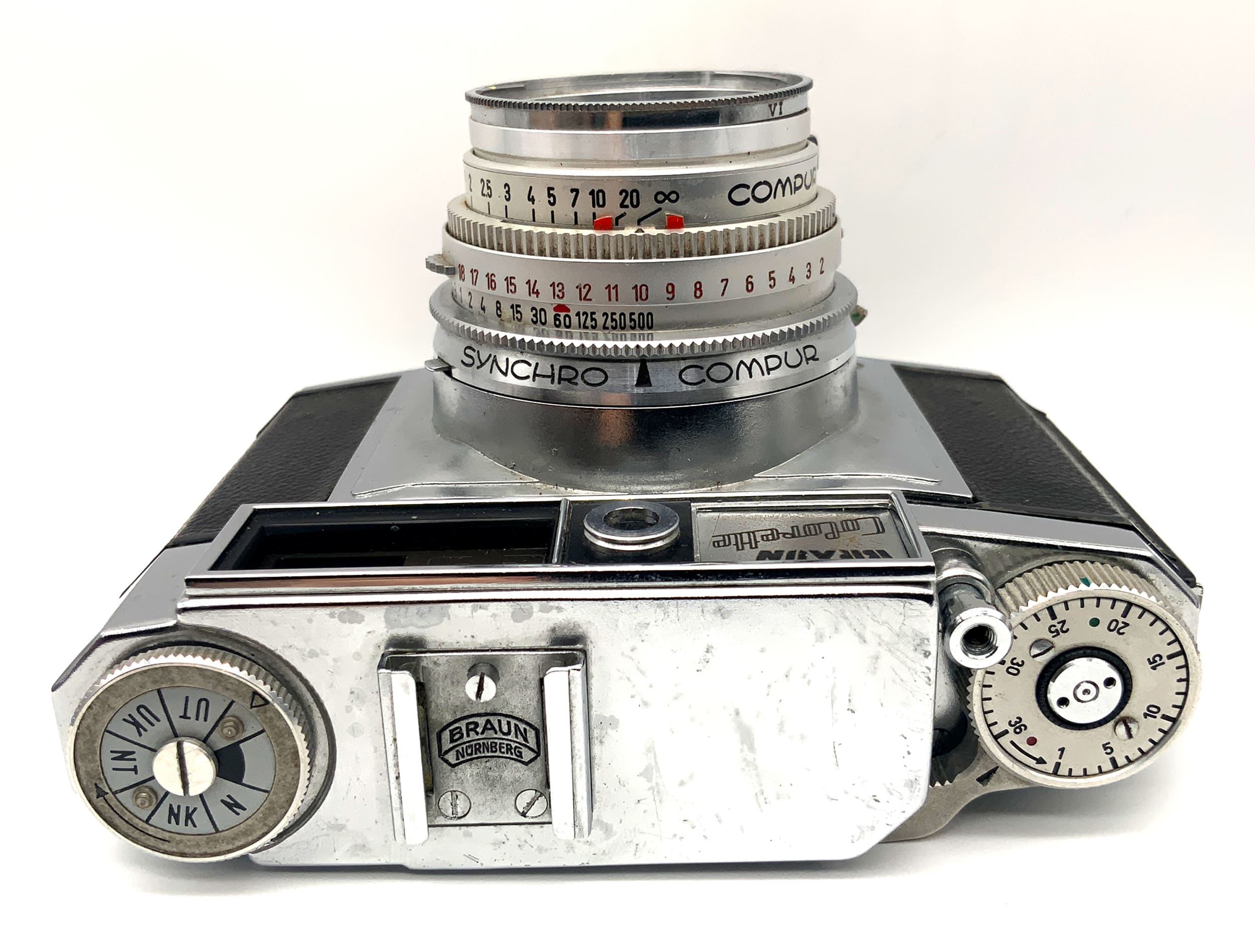 Appareil photo télémétrique Braun Colorette avec objectif Steinheil Cassarit 1:2.8/50mm Synchro Compur