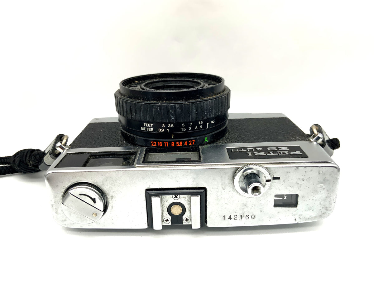 Appareil photo Petri ES à visée automatique avec objectif 38 mm compact 1:2,7, appareil photo analogique