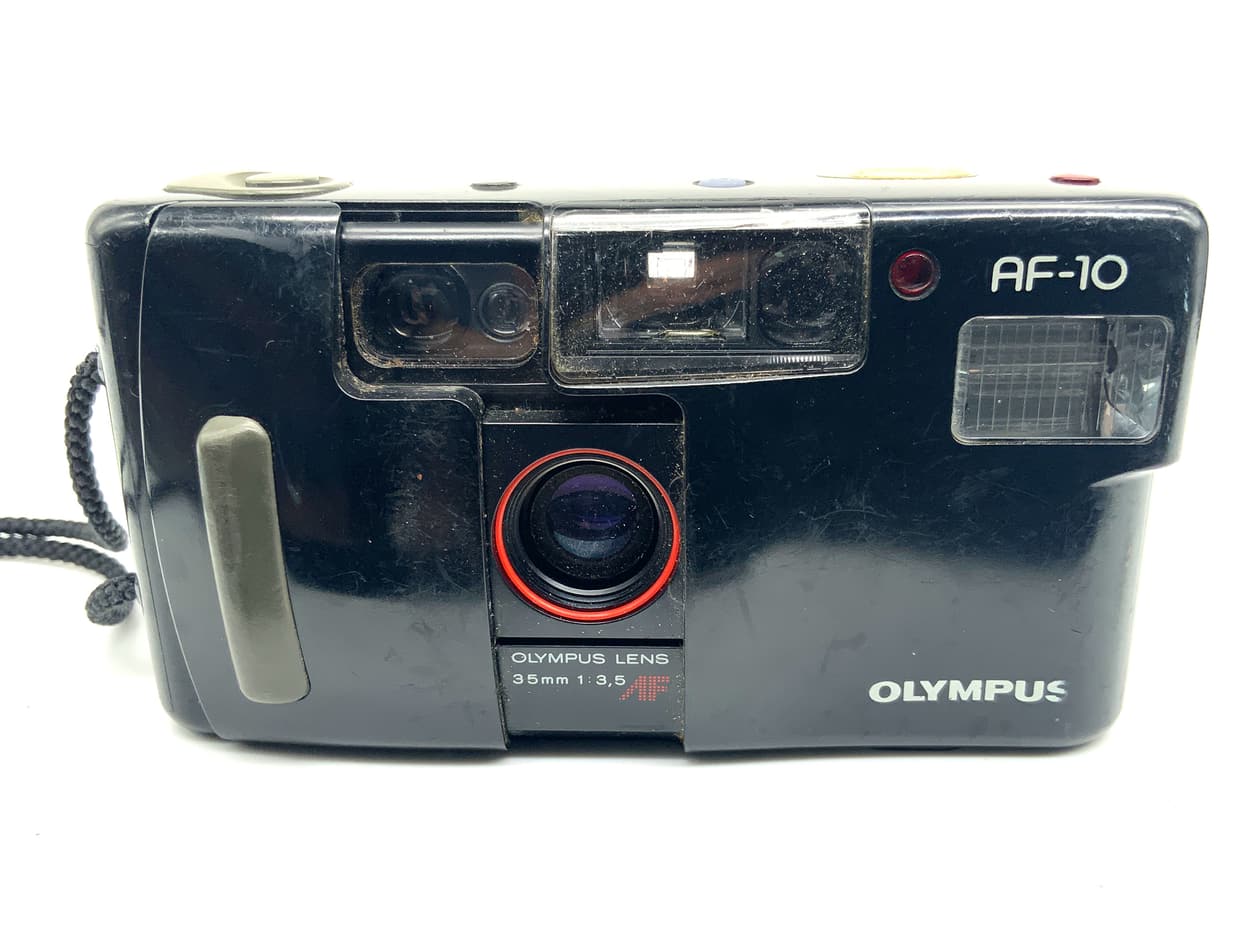 Appareil photo argentique Olympus AF-10 Compact &amp; Shoot avec objectif Olympus 35 mm f/3,5