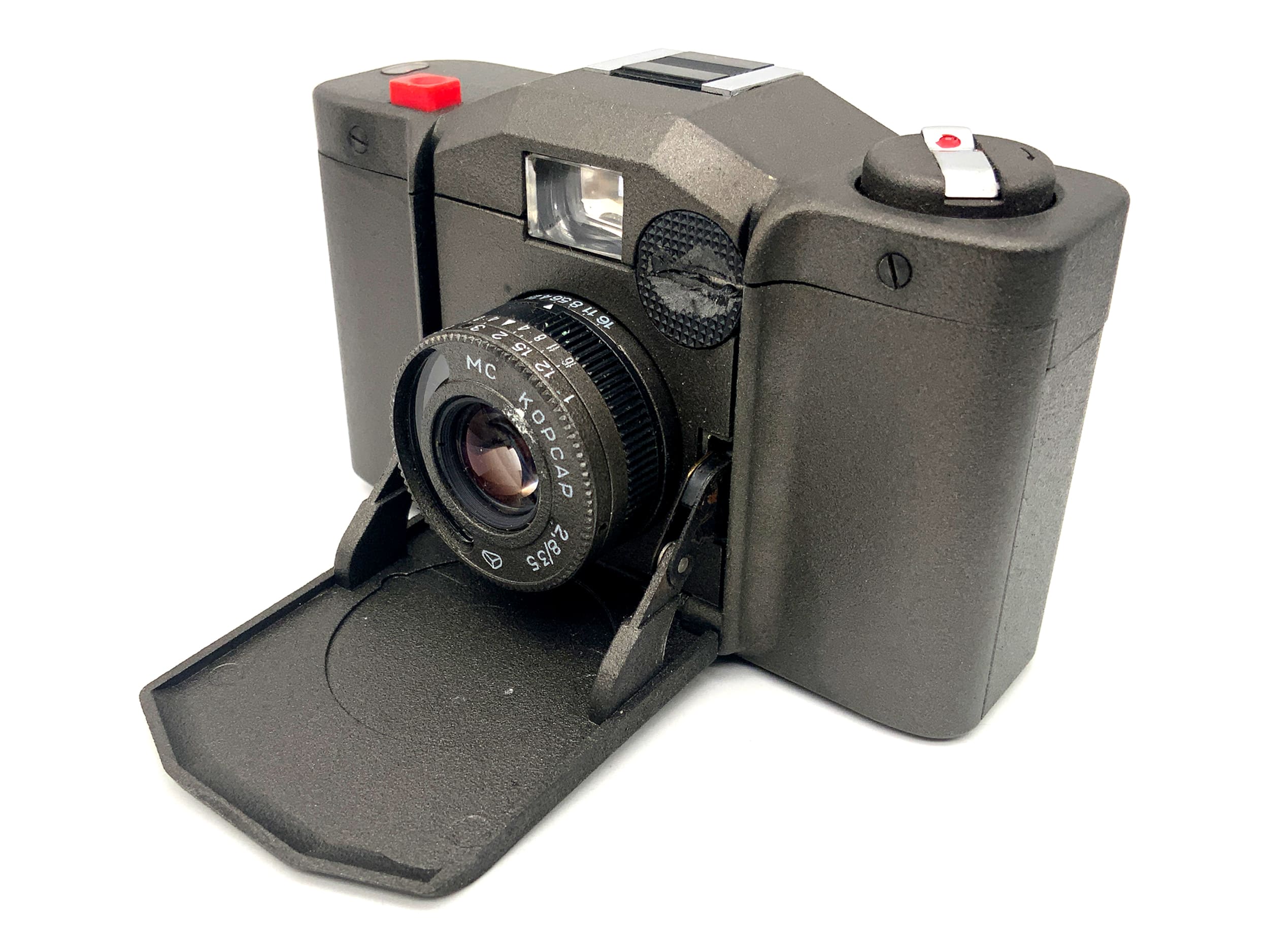 Appareil photo Lomo Kiev 35A à visée directe avec MC Kopcap 35 mm f/2.8, appareil photo compact analogique