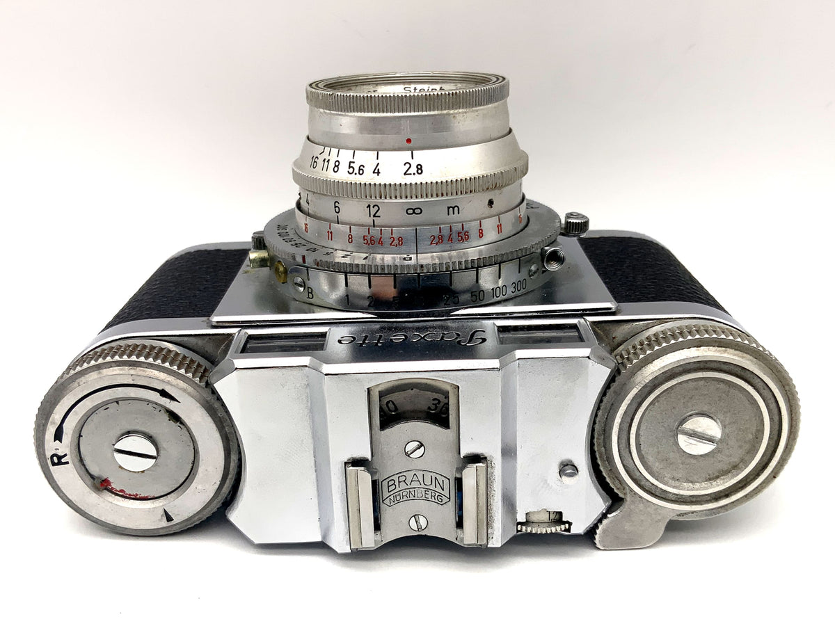 Braun Paxette viewfinder camera with Steinheil Cassar 1:2.8/45mm VL Prontor-SVS