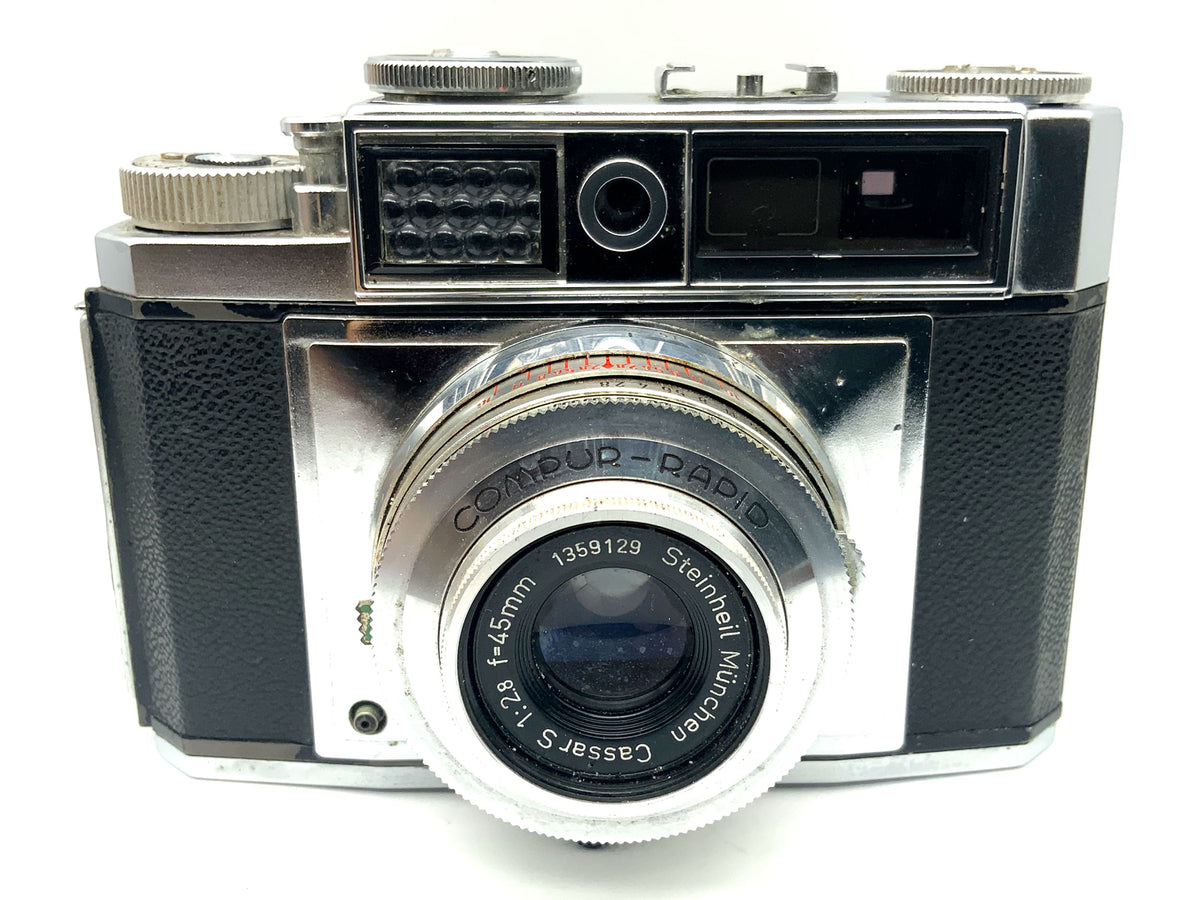 Appareil photo Braun Colorette IBL avec viseur et objectif Steinheil Cassar S 1:2.8/45 Compur-Rapid