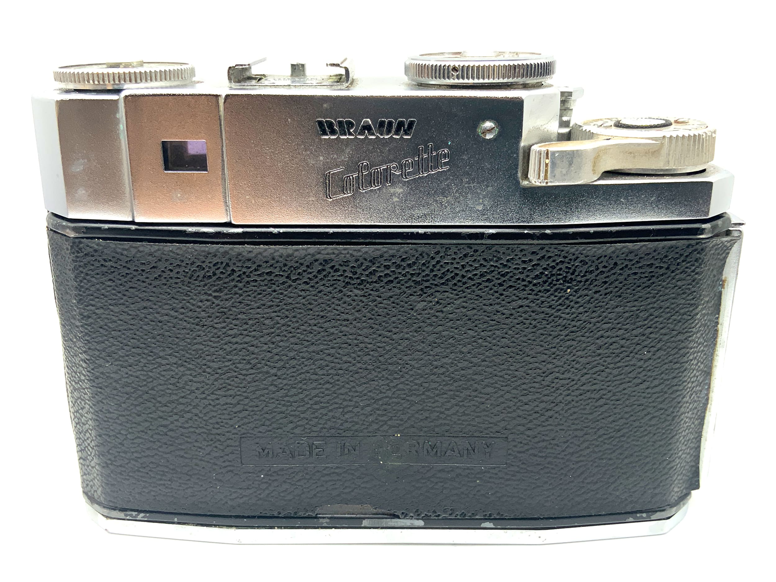 Appareil photo Braun Colorette IBL avec viseur et objectif Steinheil Cassar S 1:2.8/45 Compur-Rapid