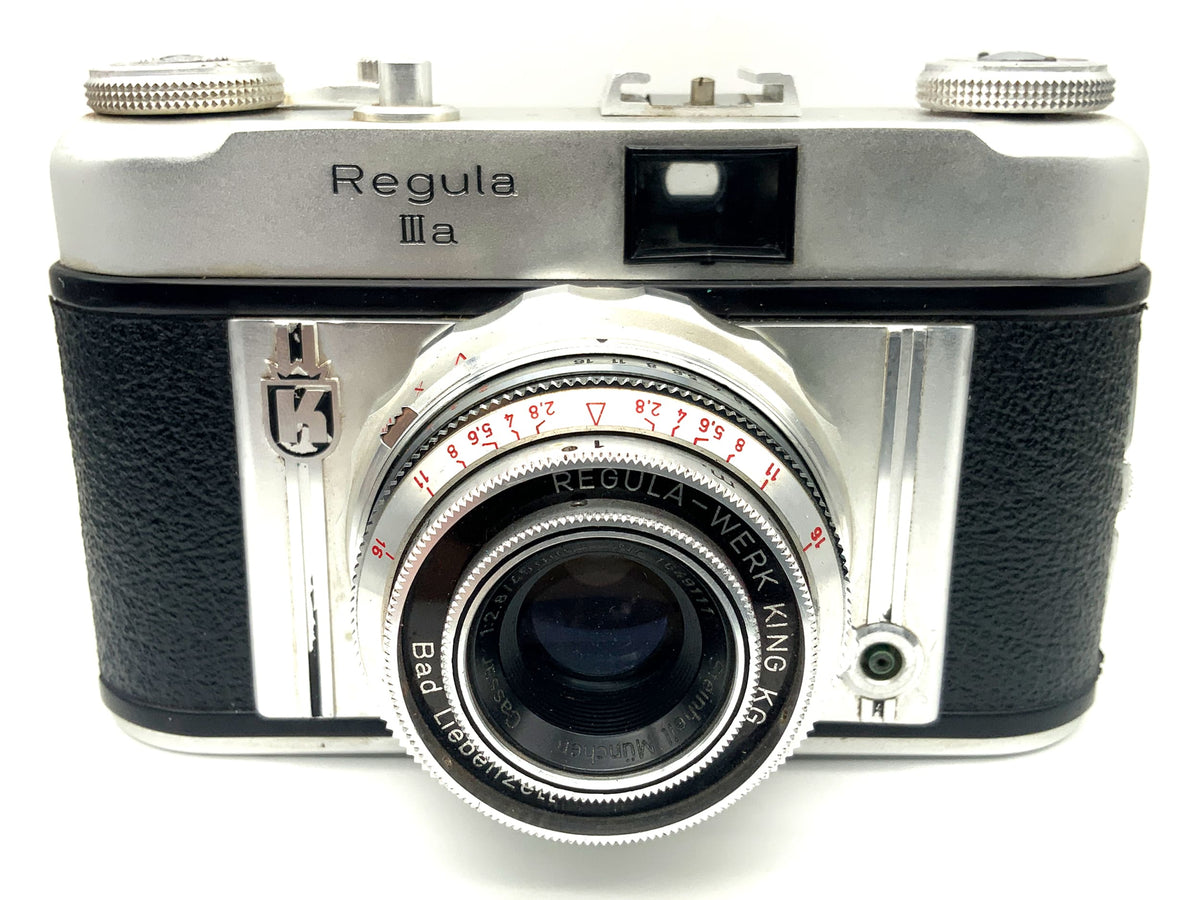Appareil photo King KG Regula IIIa avec viseur et objectif Steinheil Cassar 1:2.8/45mm Prontor-SVS