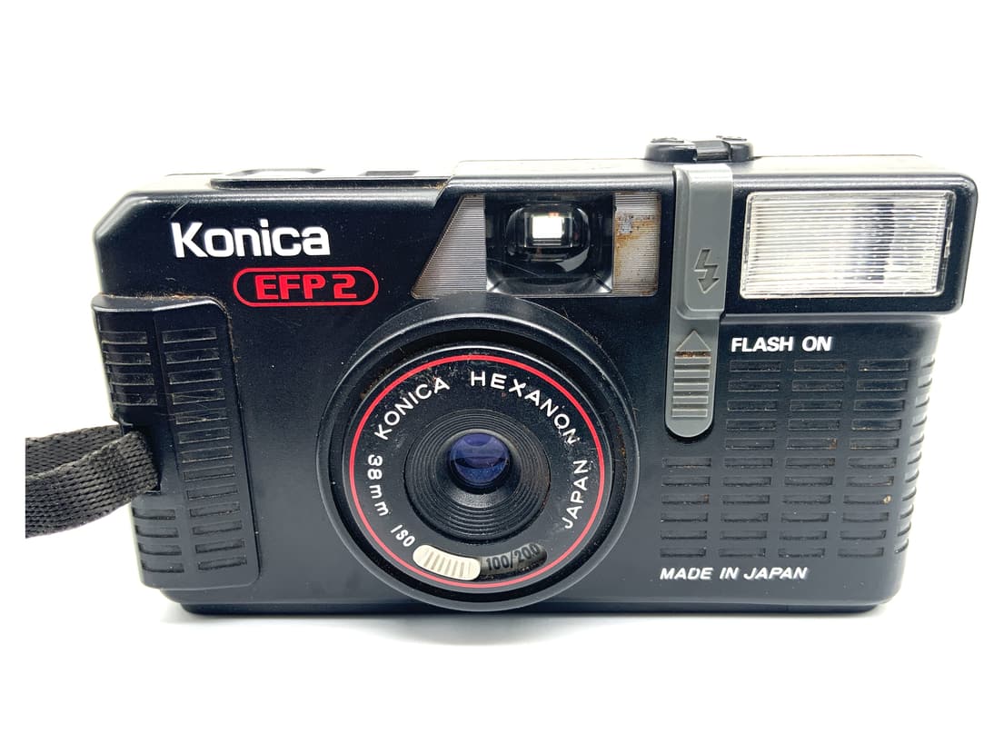 Konica EFP 2 Point&Shoot mit Hexanon 38mm Kompaktkamera Analogkamera