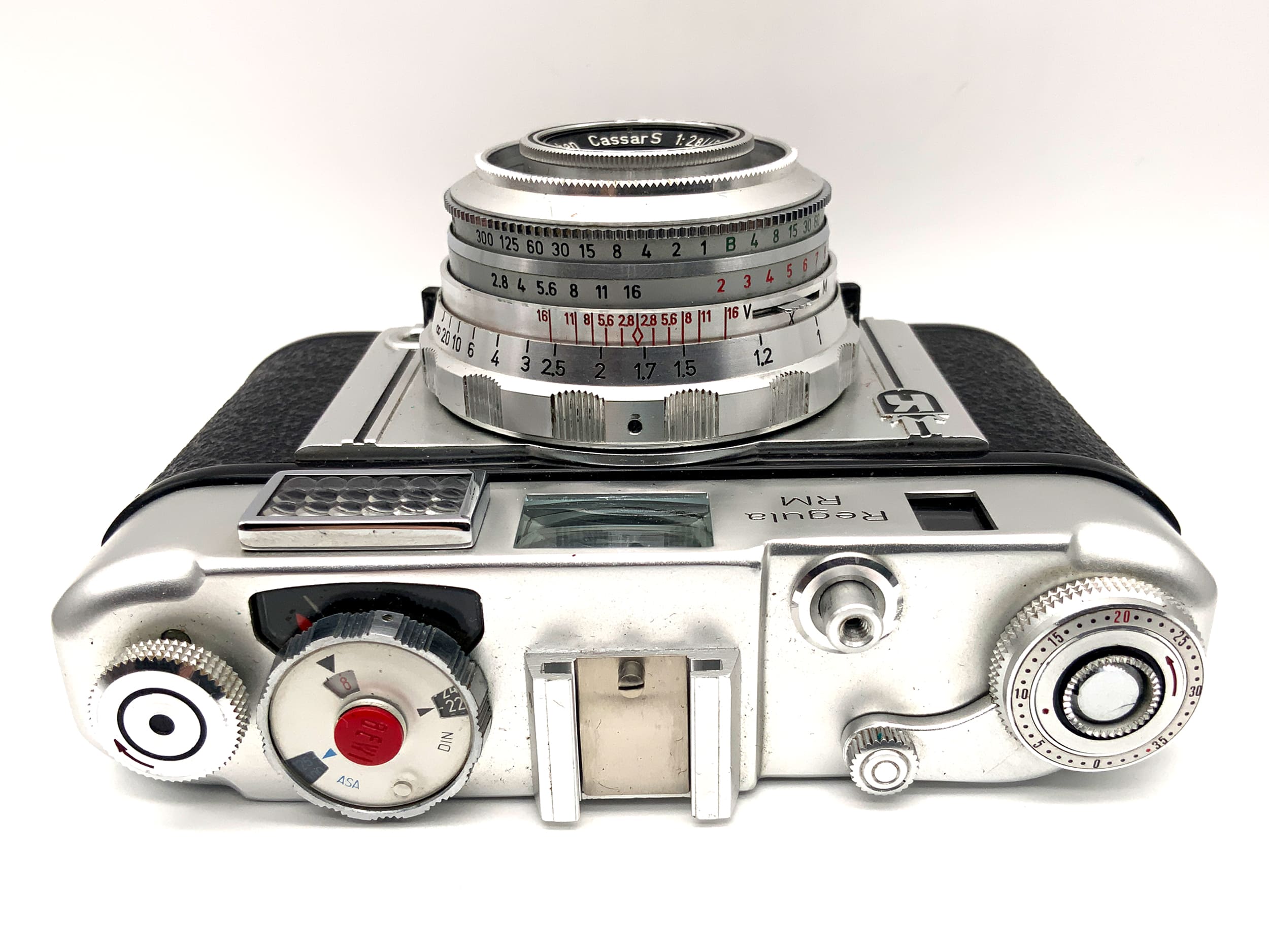 Appareil photo King KG Regula RM avec viseur et objectif Steinheil Cassar S 1:2.8/45mm Prontor-Matic