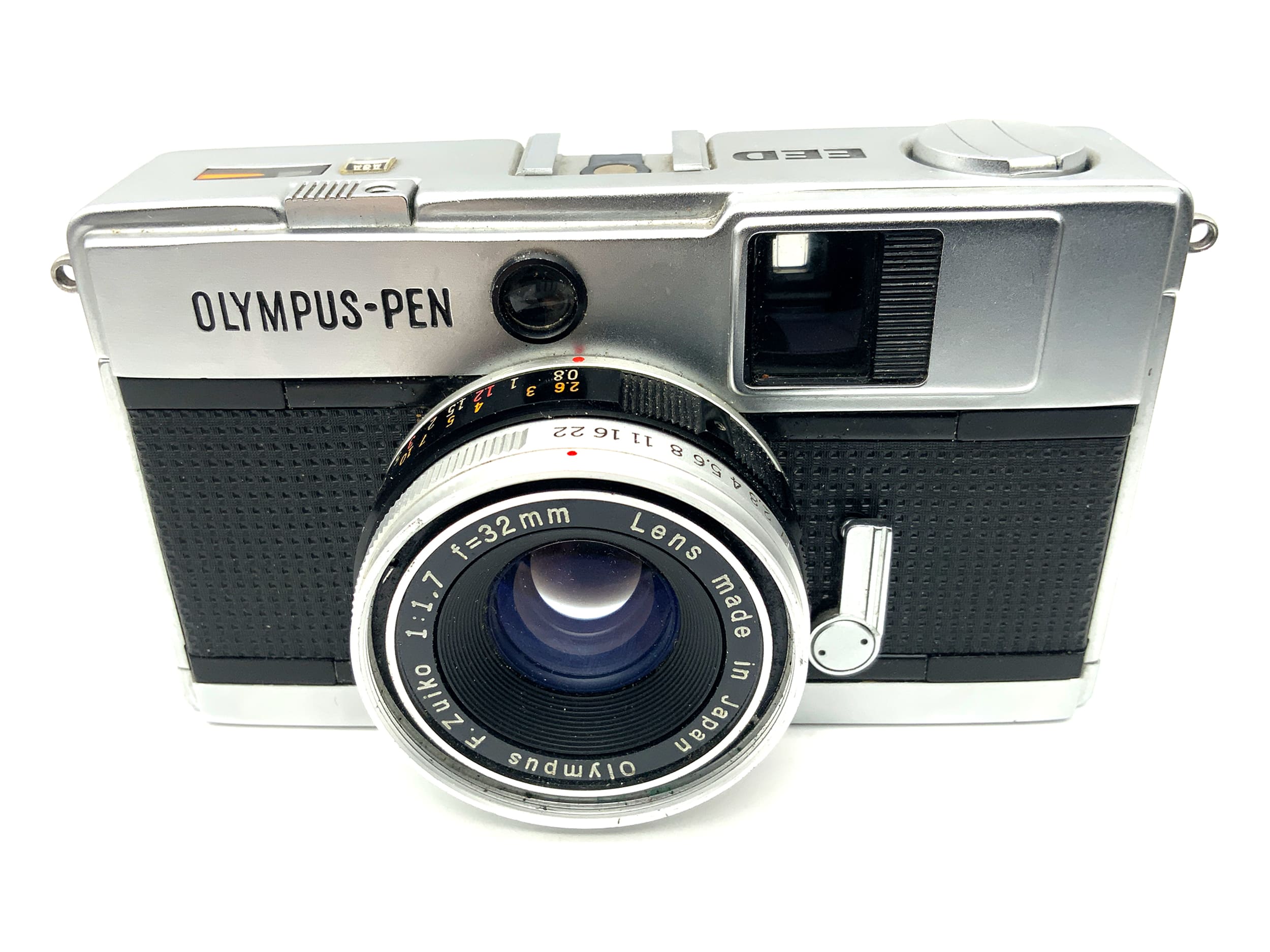 Appareil photo Olympus PEN EED à visée directe avec objectif F.Zuiko 32 mm 1:1,7 demi-format