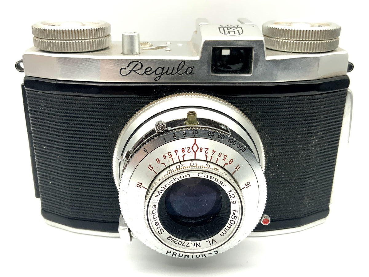Appareil photo King KG Regula II avec viseur et objectif Steinheil Cassar 1:2.8/50 VL Prontor-S