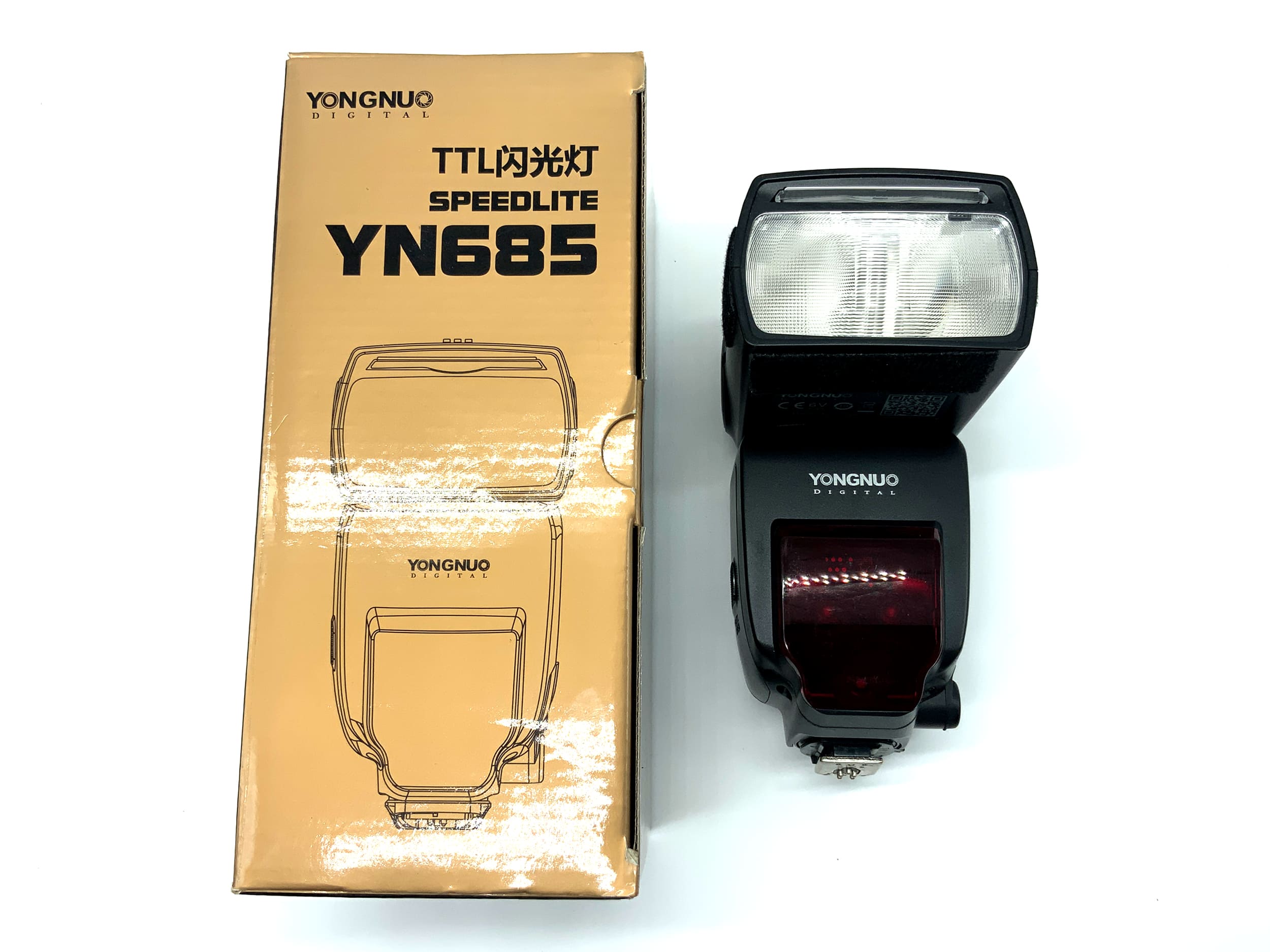 Flash Yongnuo Speedlite YN686 pour Canon ETTL, avec emballage d'origine.