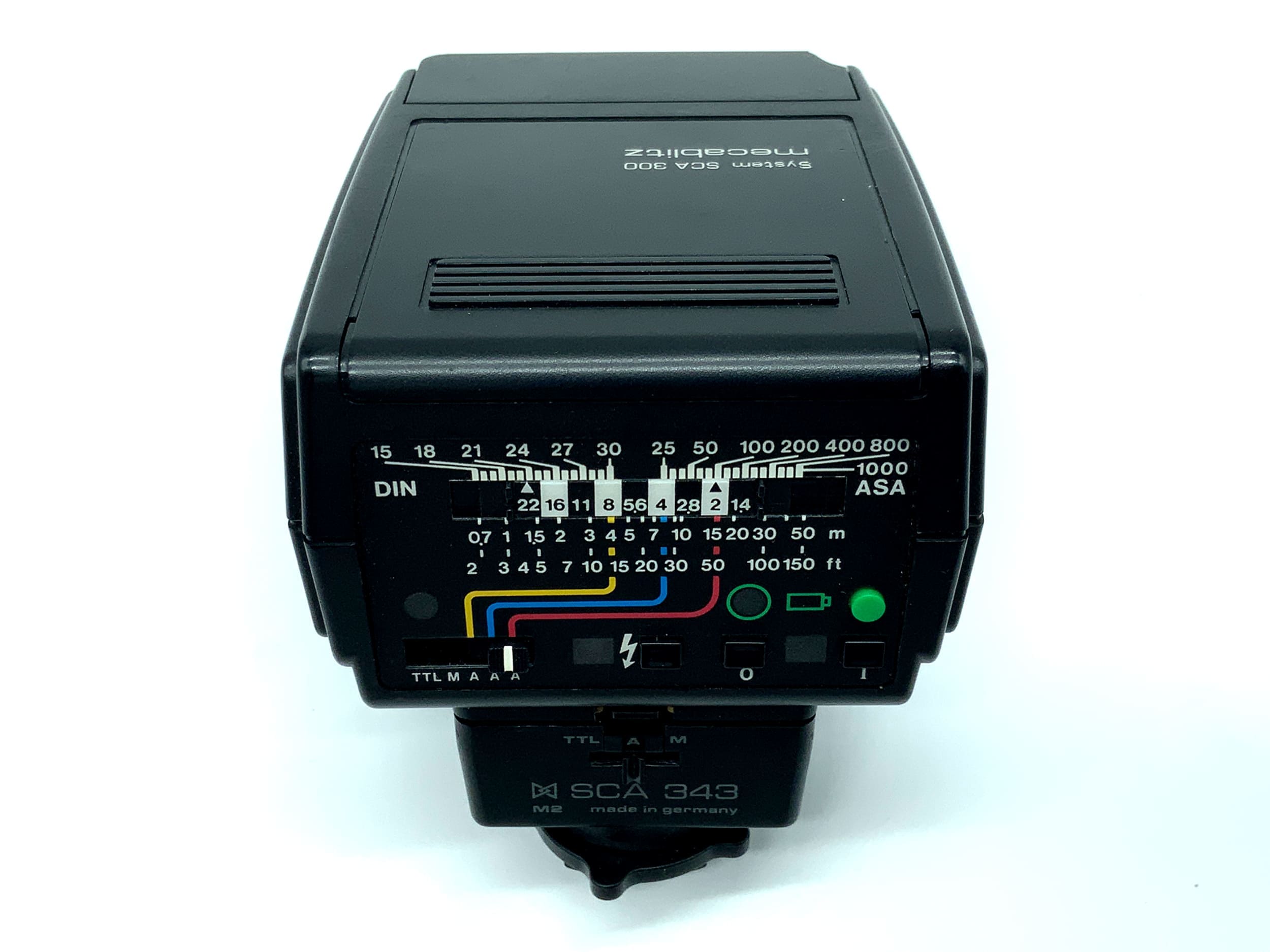 Metz 32 CT 4 flash unit SCA 343 for Nikon camera flash, hot-shoe flash, flash light