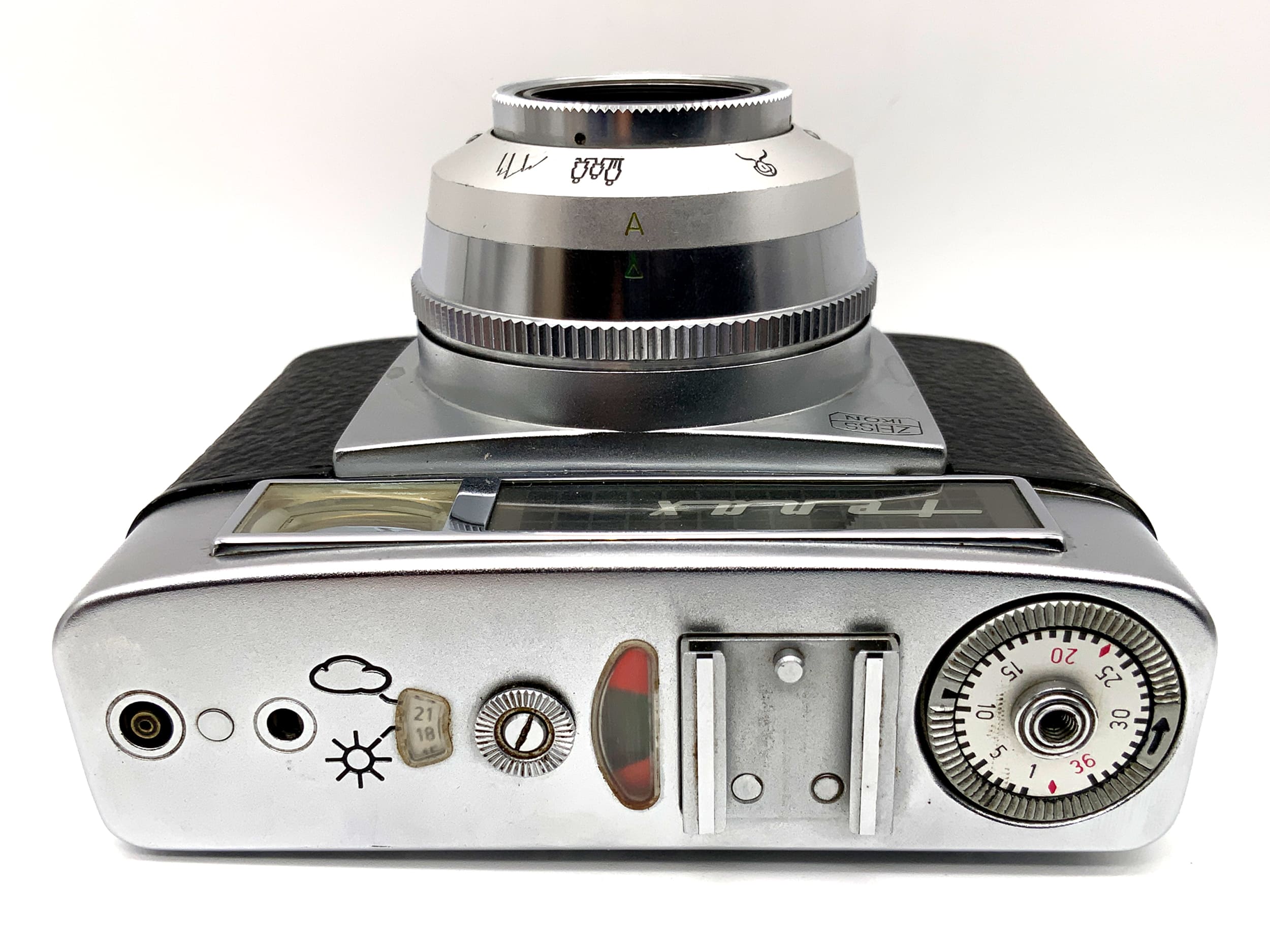 Appareil photo télémétrique Zeiss Ikon tenax avec objectif Tessar 2.8/50 Prontormat-S analogique