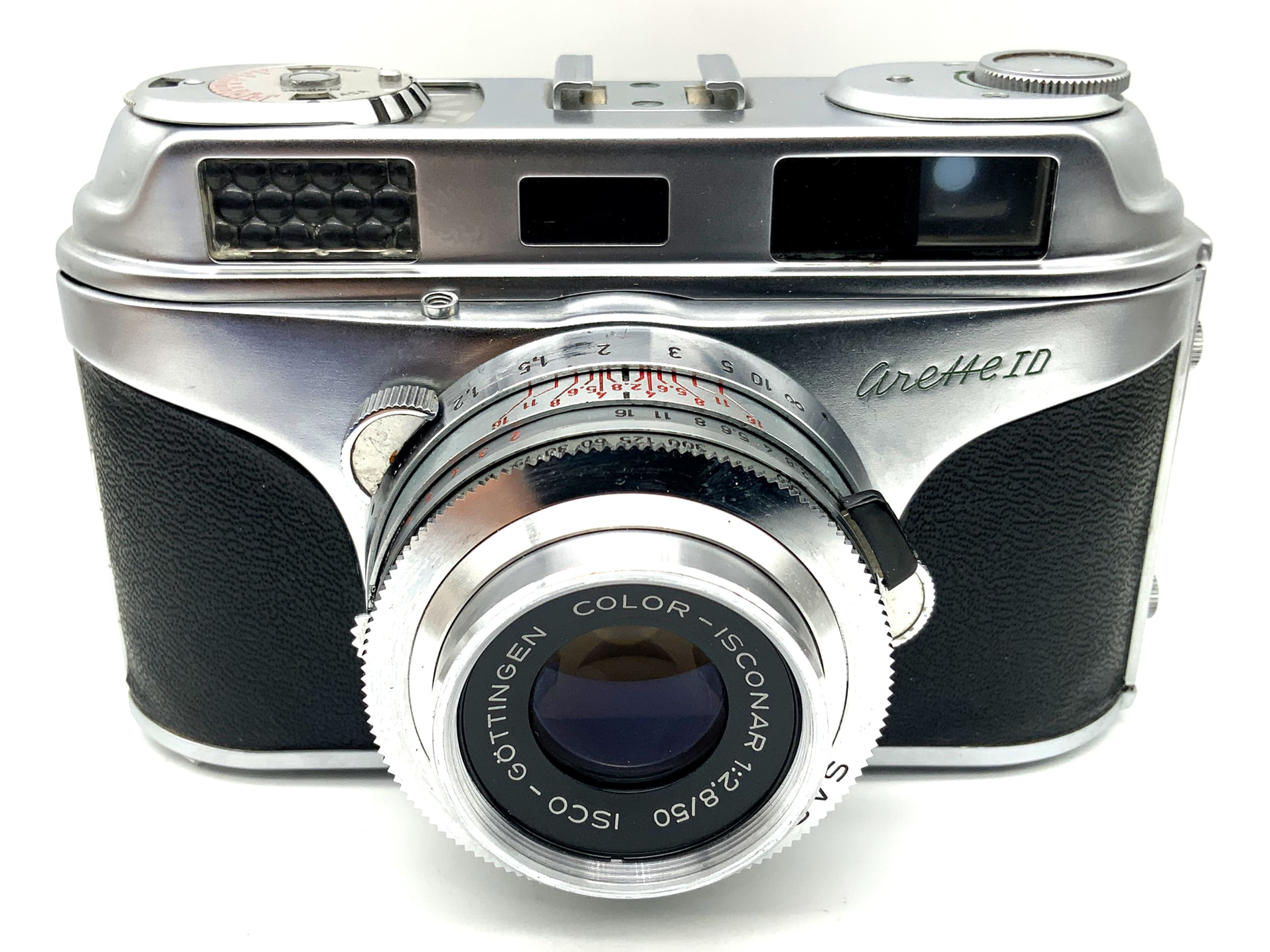 Appareil photo AkA Arette ID avec viseur et objectif Color-Isconar 1:2.8/50 Prontor-SVS