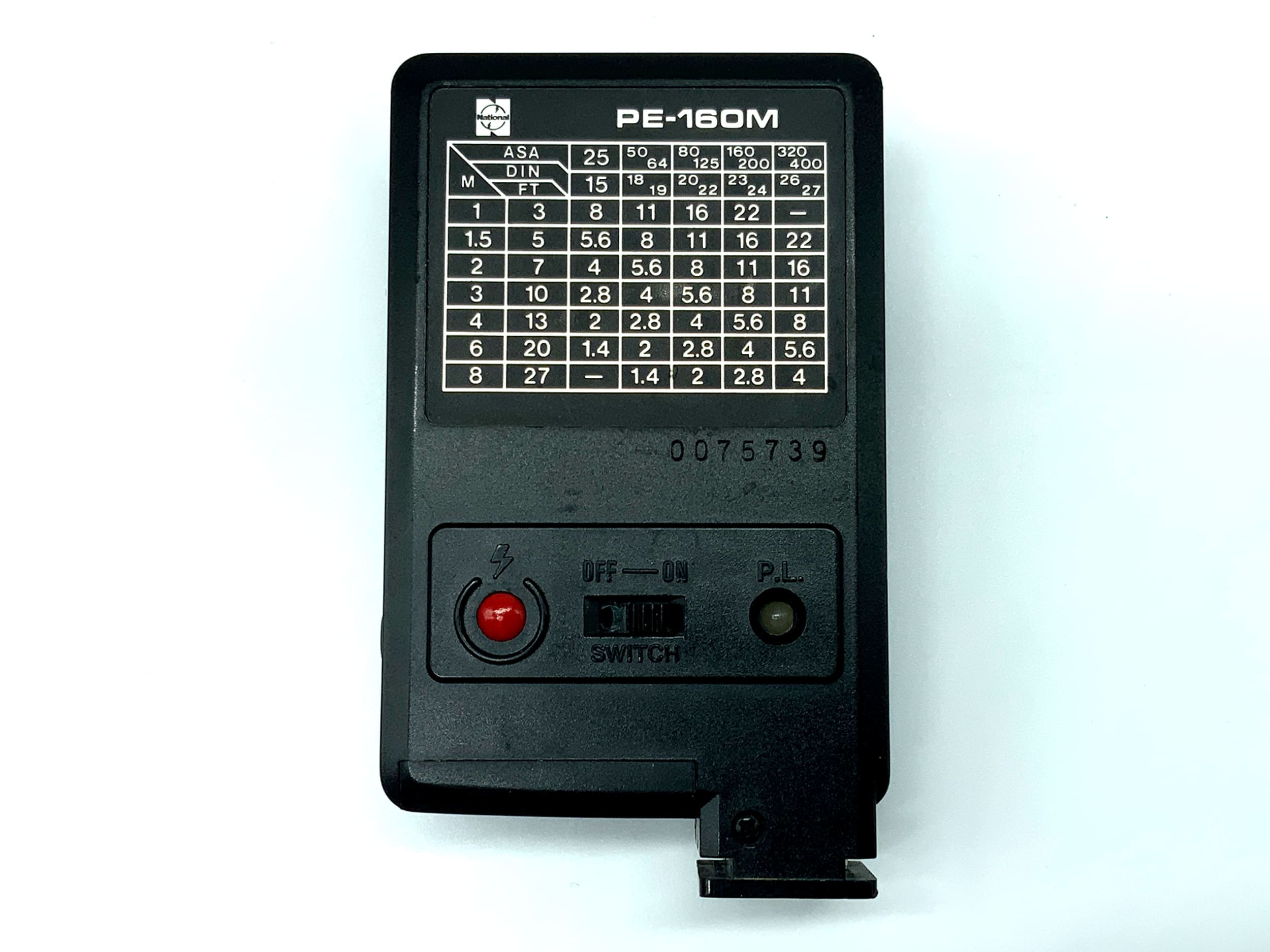 Flash universel National PE-160M ​​avec flash de caméra à contact central