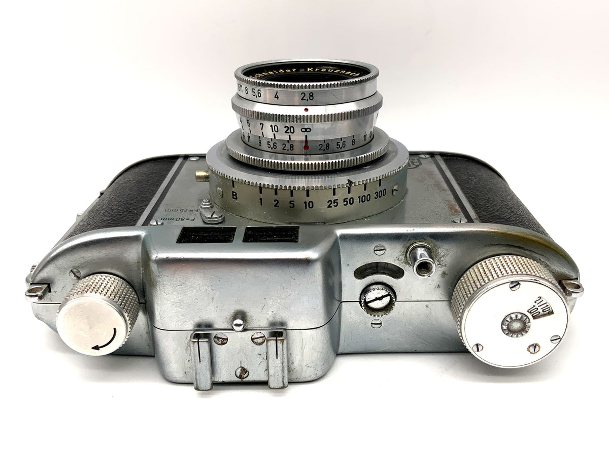 AkA Rette viewfinder camera with Xenar 1:2.8/45 Akarette Prontor-S analog camera