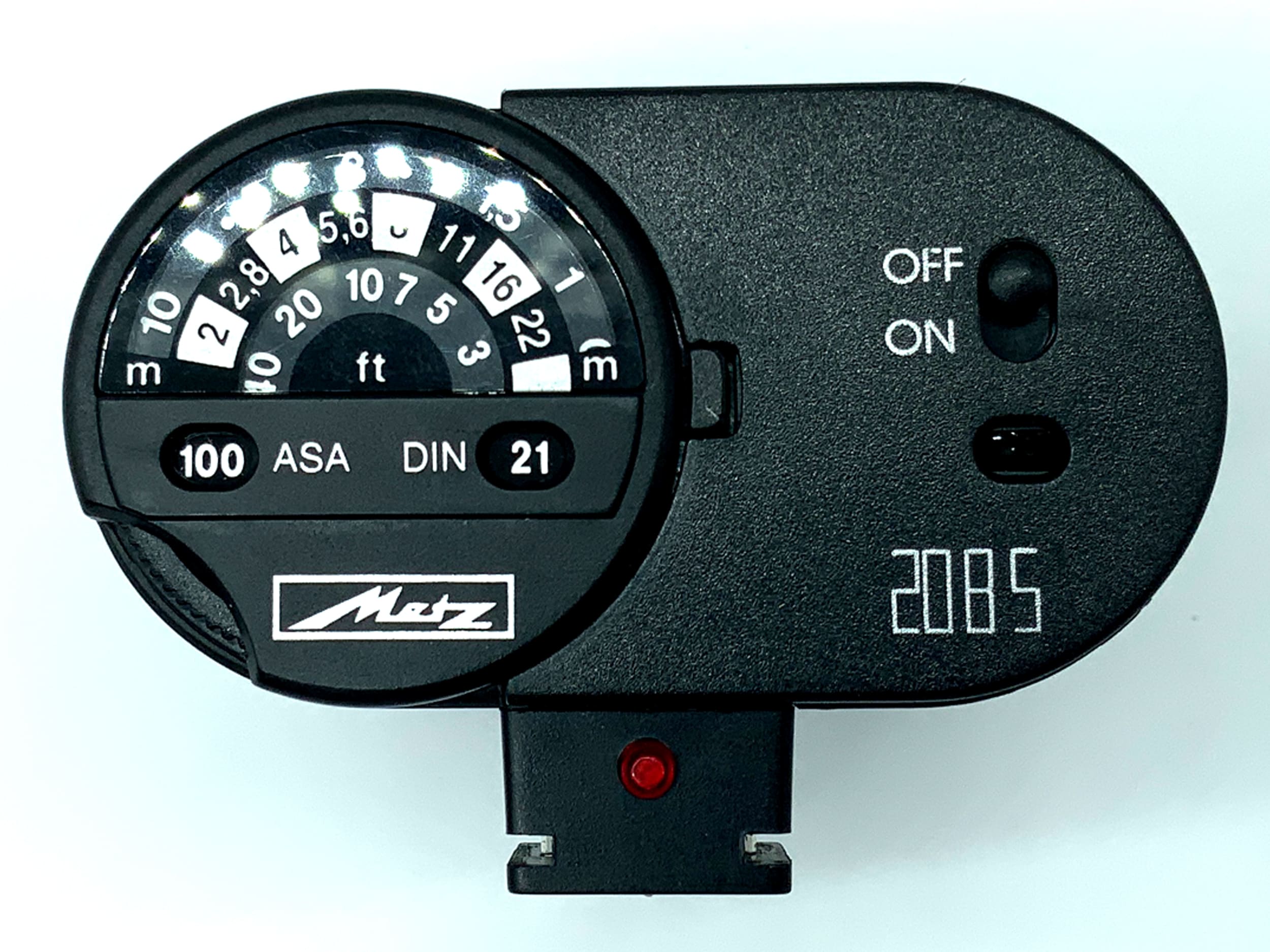 Flash universel Metz 20 B 5 avec contact central pour appareils photo